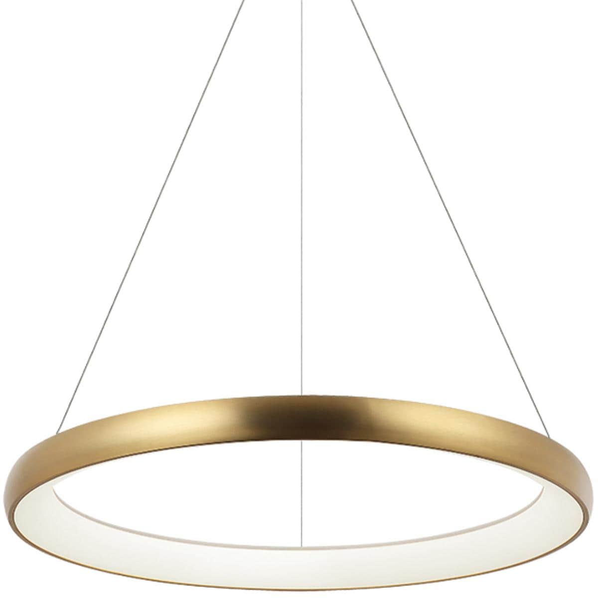 Matteo 2607220 Lighting C32732BG Maverick LED 32 inch Brushed Gold Pendant Ceiling Light