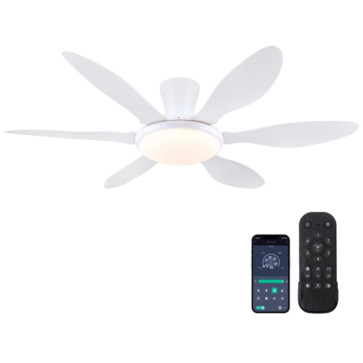 Kviflon LS8912-51WH Ceiling-Fans - View #9