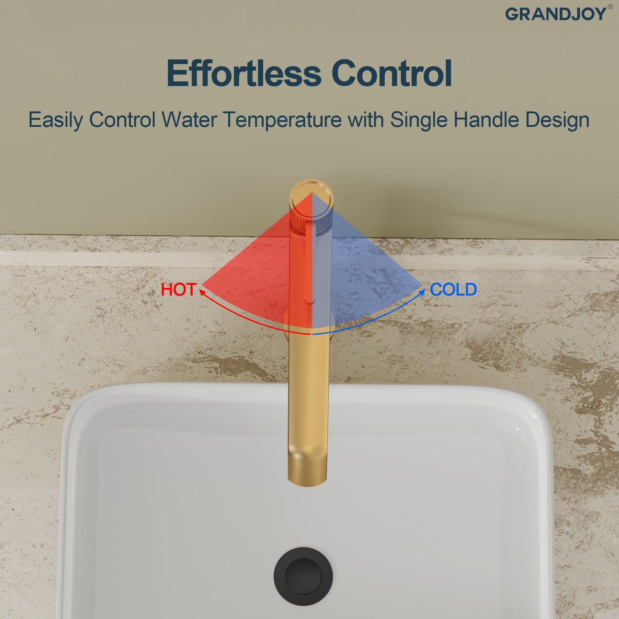 GRANDJOY SGF13GJ-14B-BG Lavatory-Faucets - View #4