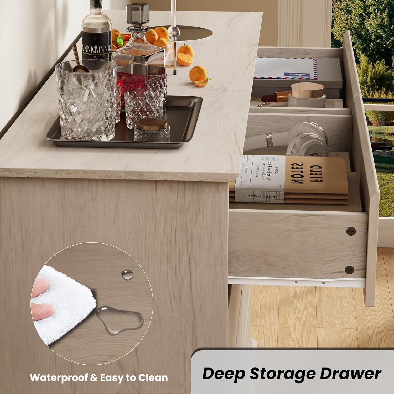 Qeetex DHZ-PHO-34DACRFM dressers - View #6