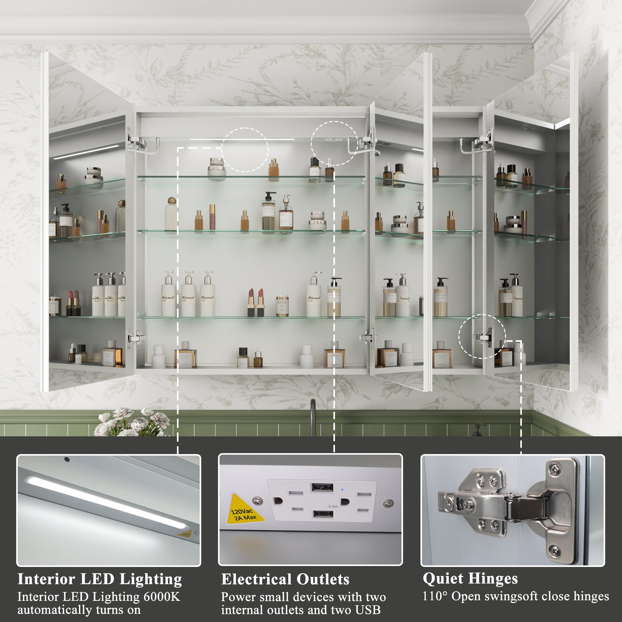 ExBrite EBMC4836V6TX Bathroom-Medicine-Cabinets - View #8