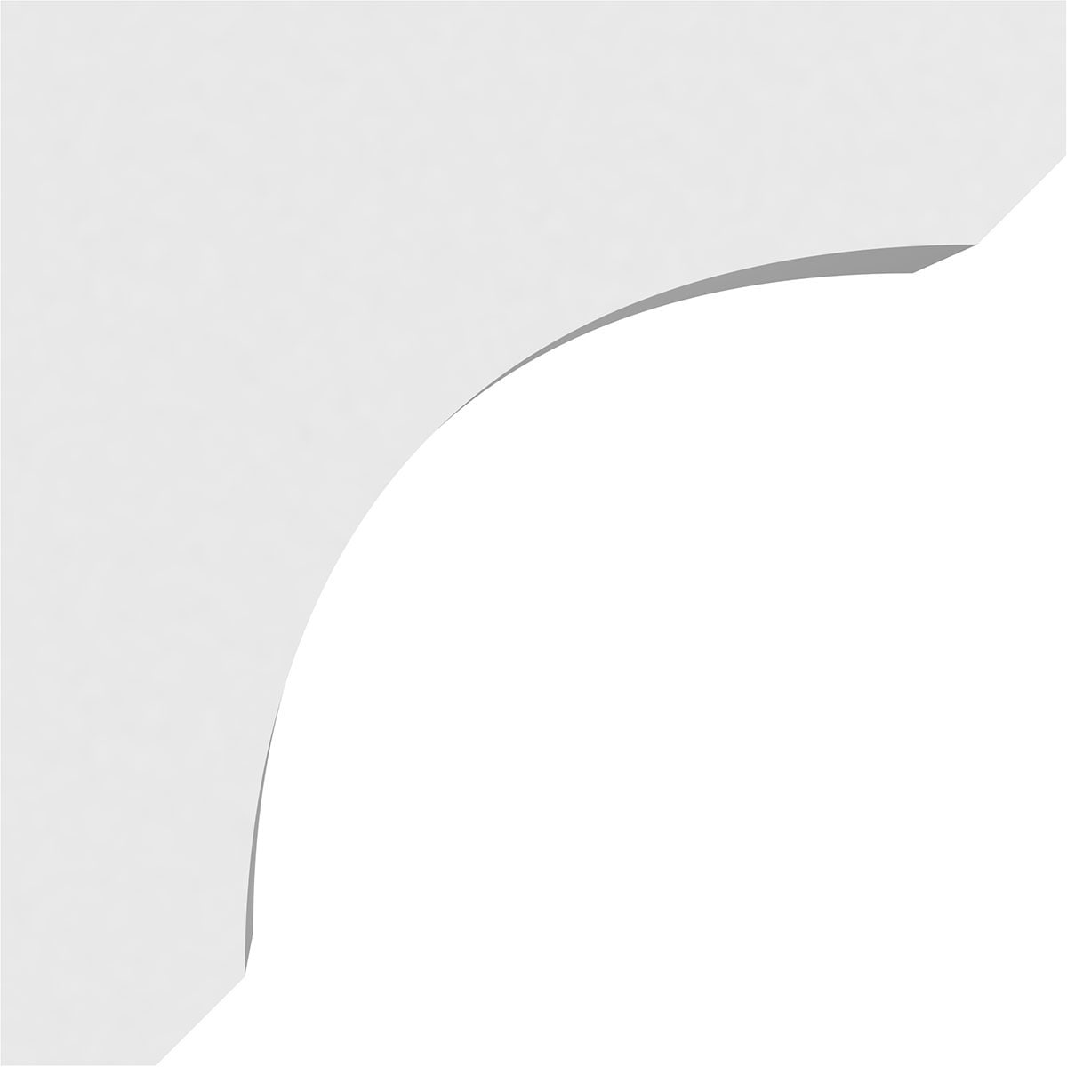Ekena Millwork CORP03X06X06LGY corbels - View #3