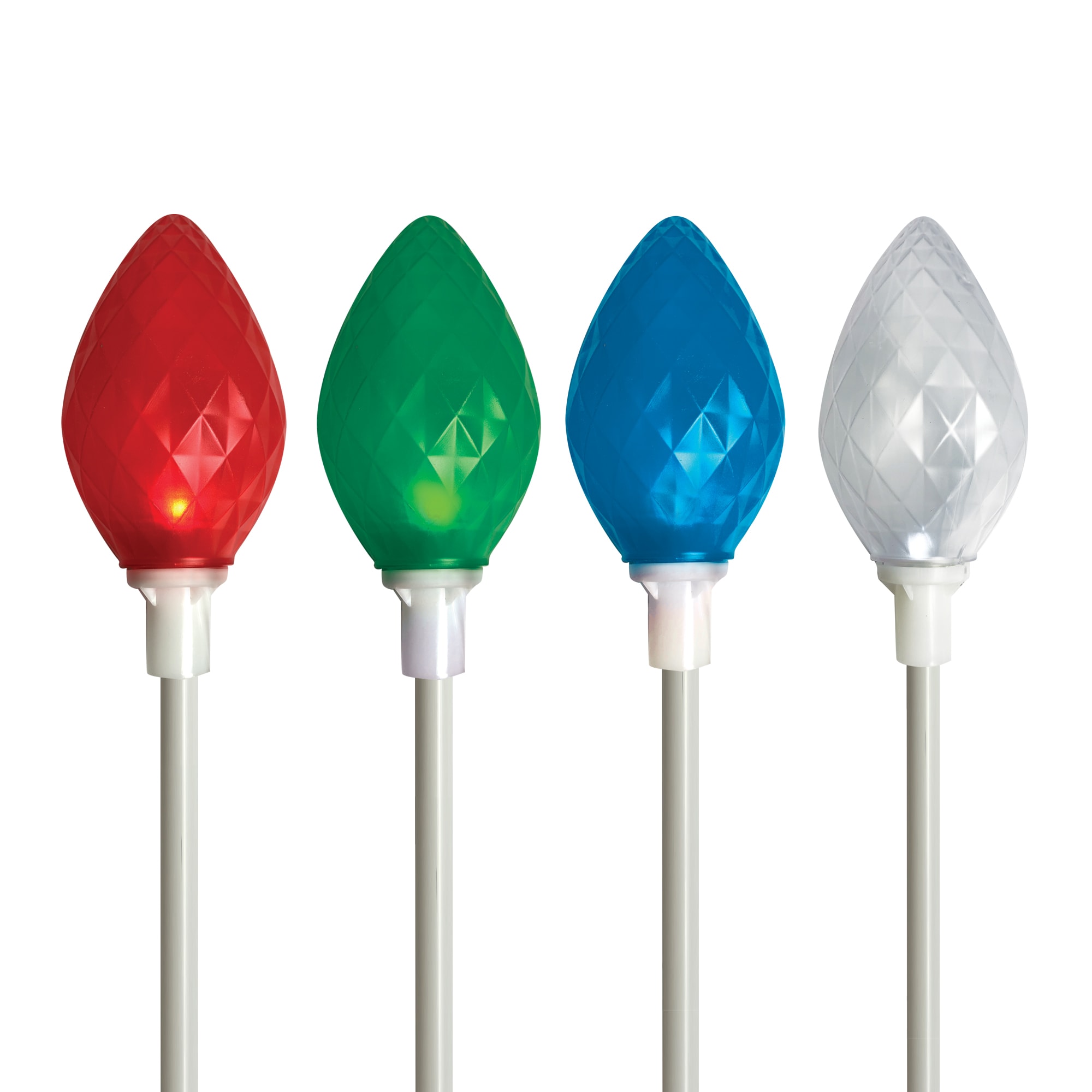 Brite Star 48-561-00 17-Inches Freestanding Ornament Pathway marker with Multicolor LED Lights