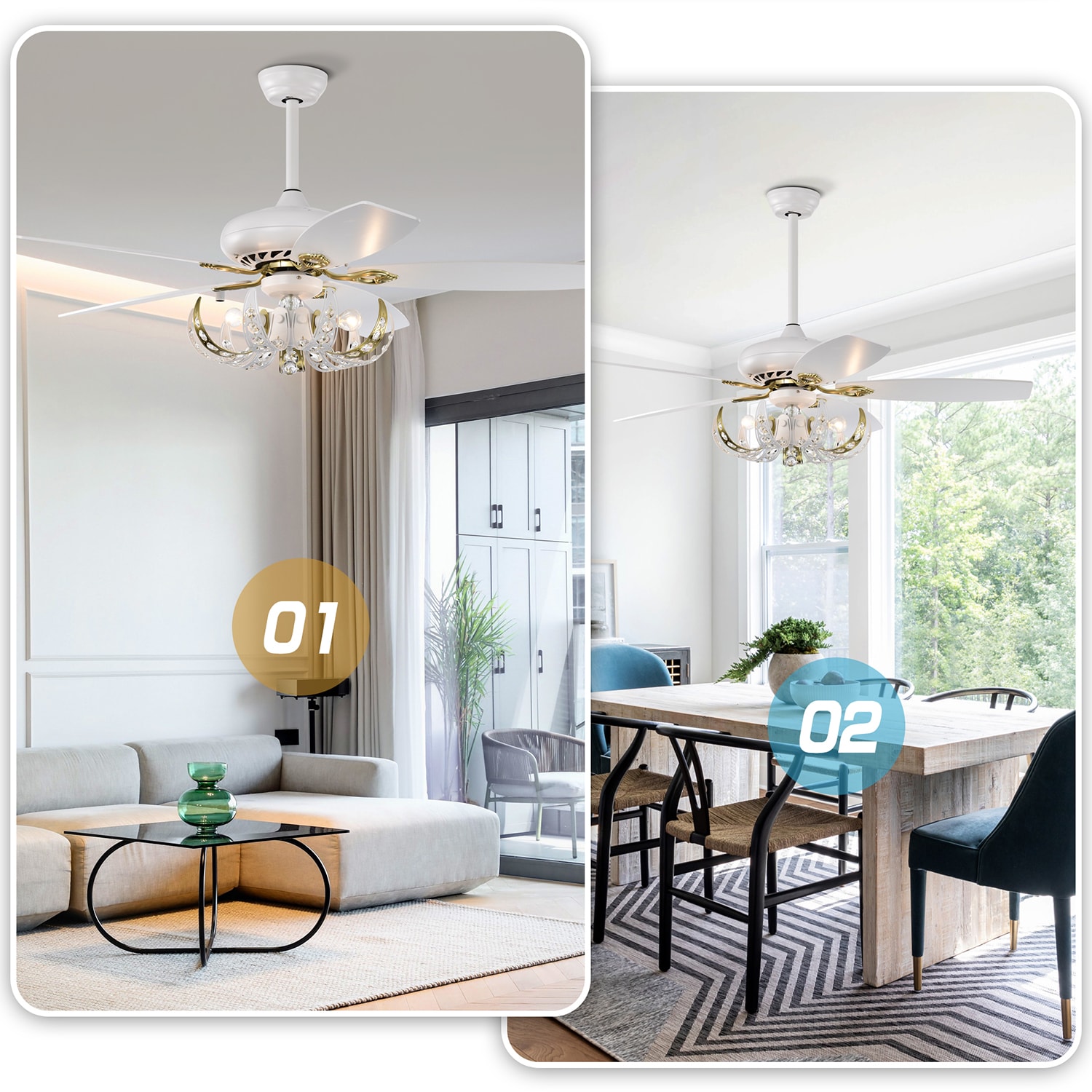 SINOFURN SYB570029WT Ceiling-Fans - View #7