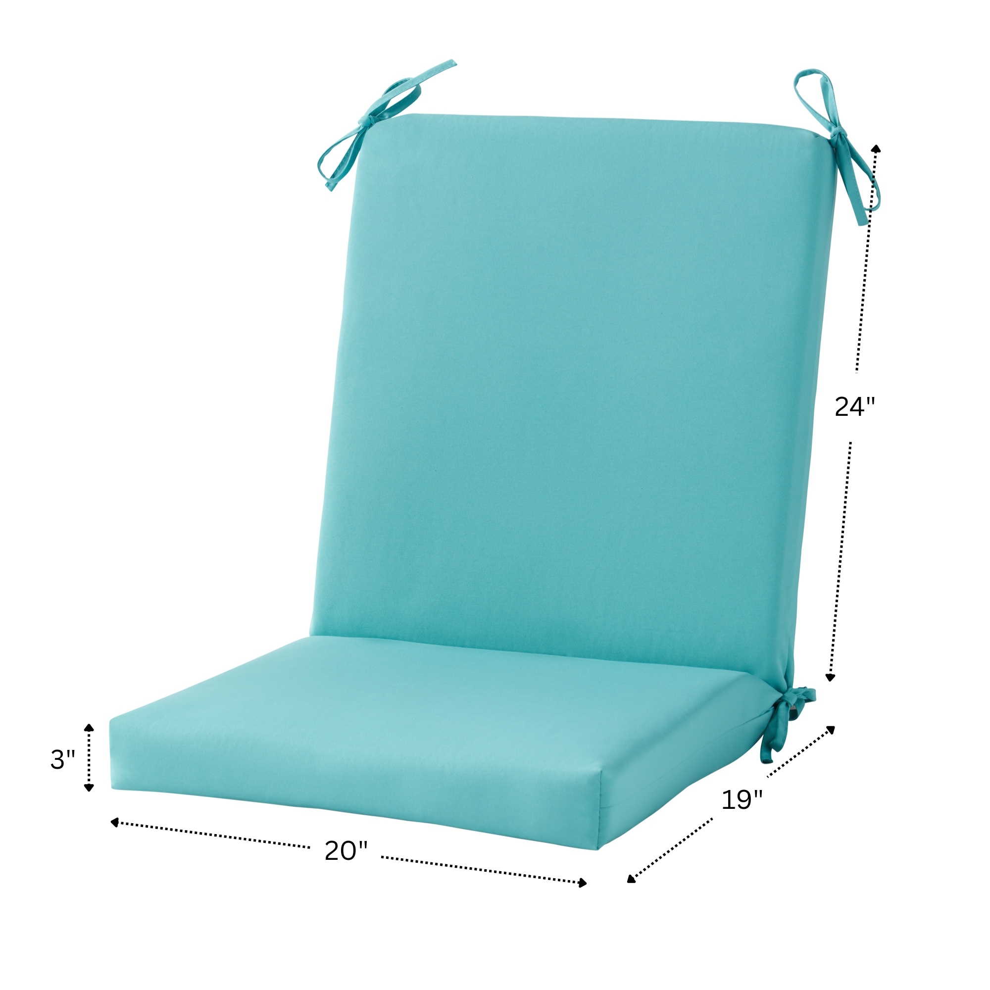 Greendale Home Fashions OP1900-TEAL Patio-Furniture-Cushions - View #6