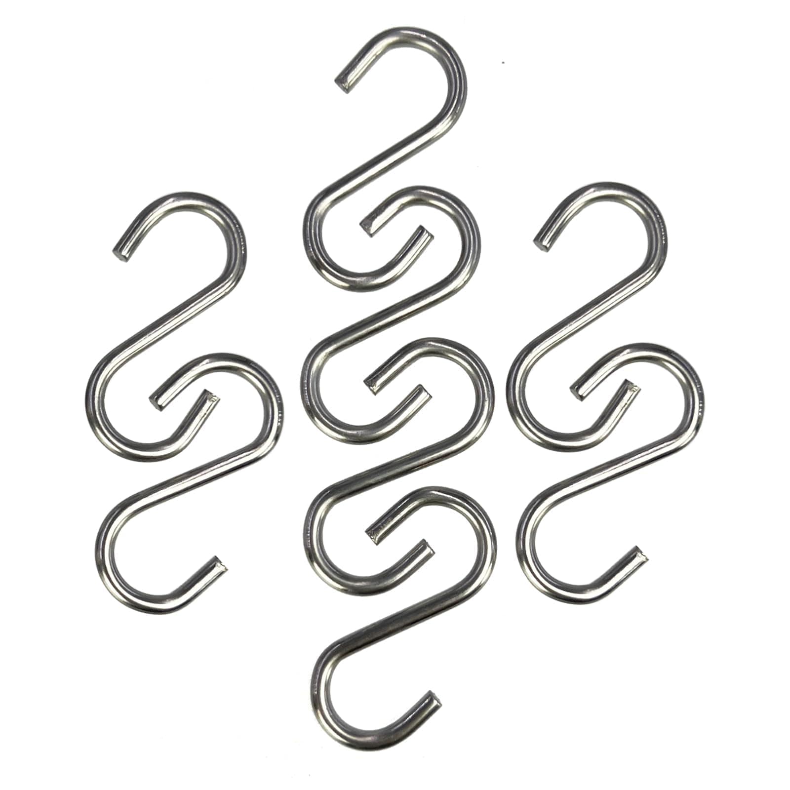 KHKFY  200 Pieces One Inch Stainless Steel S Hooks Mini S Shaped Hangers for Jewelry Chains Key Rings and DIY Crafts durable