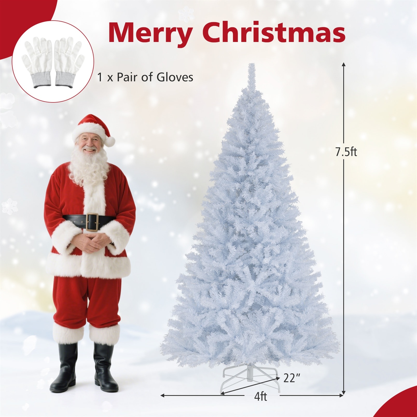 LIVIZA HYJ25262US-M Artificial-Christmas-Trees - View #3