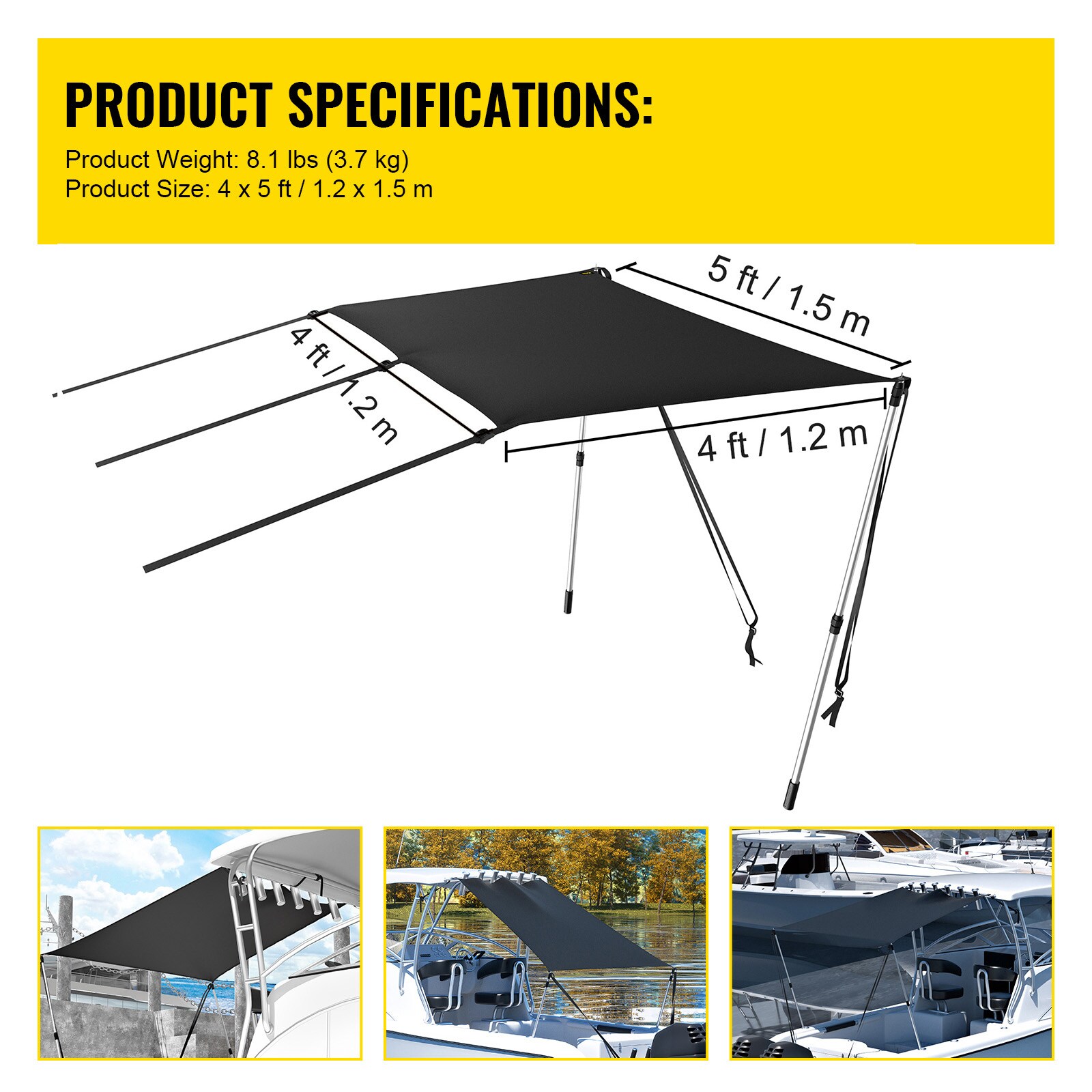 VEVOR SCDBKZZYTJYC03466V0 Boat-Covers - View #7