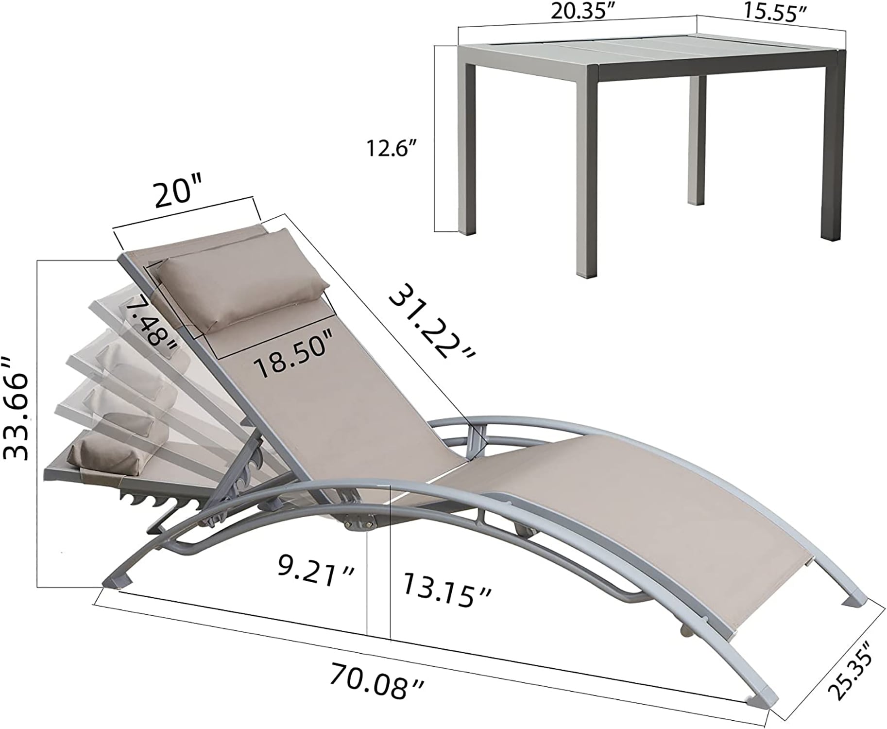 BANSA ROSE LLZJLY81401 Patio-Chairs - View #7