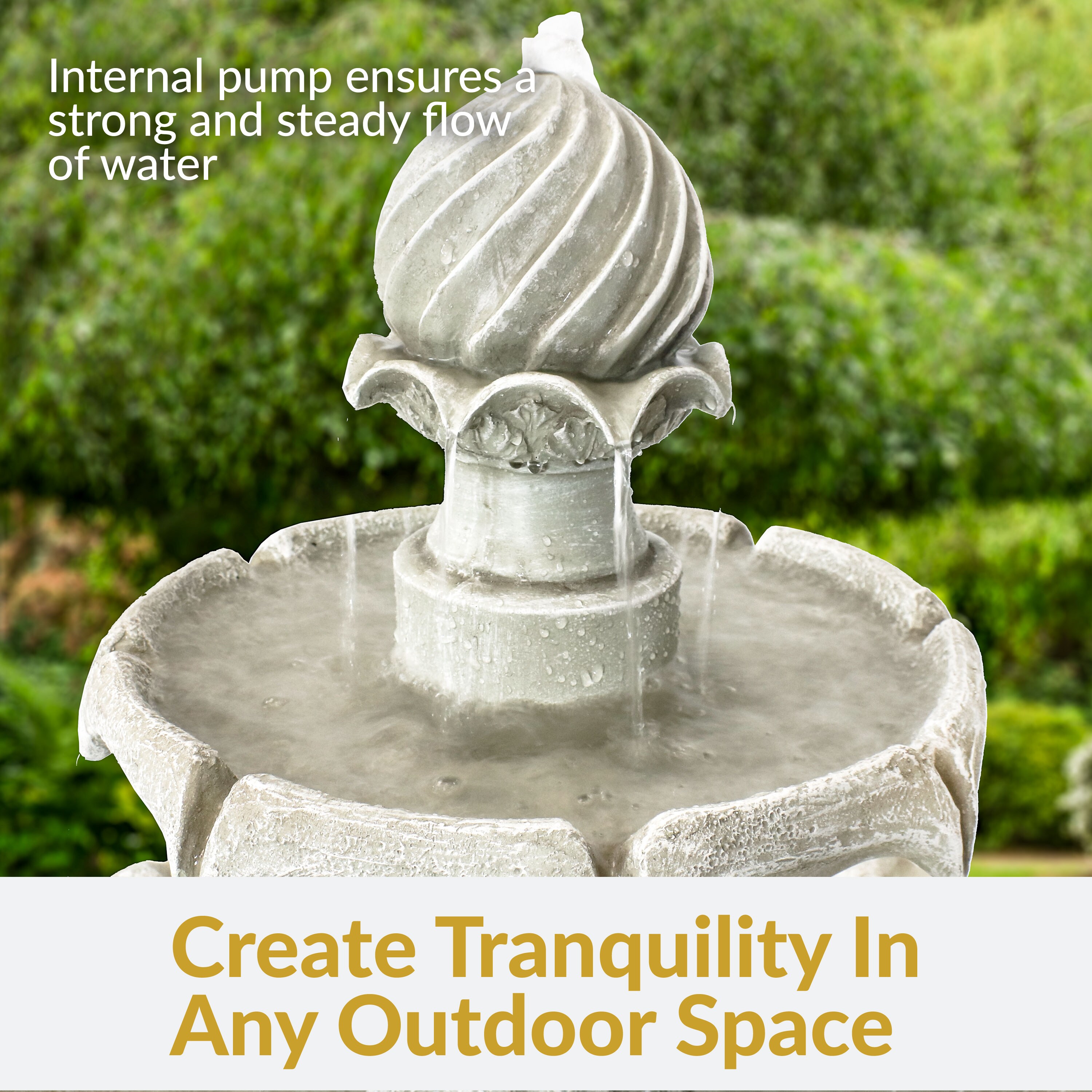 Sunnydaze Decor AMP-F802WHT fountains - View #13