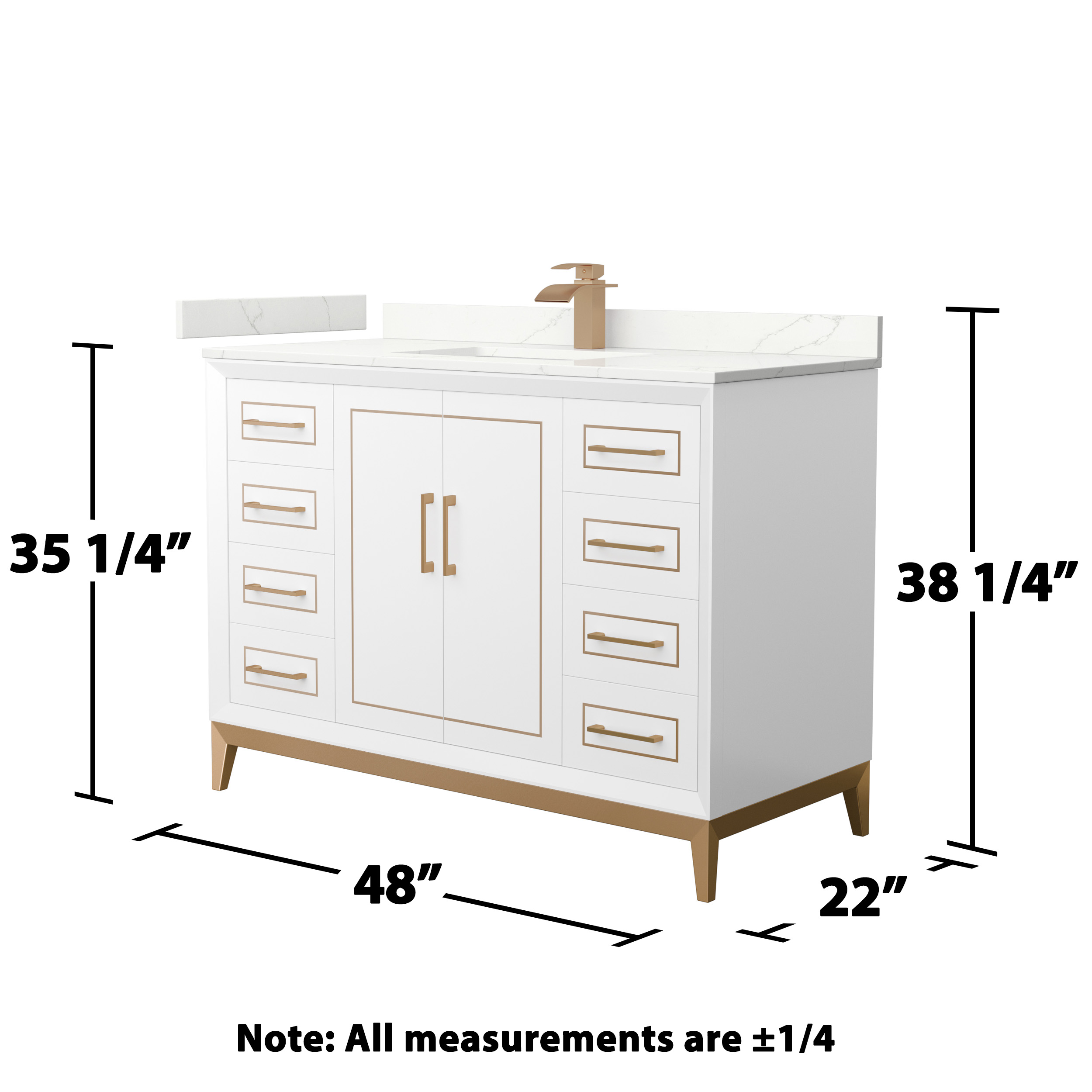 Wyndham Collection WCH515148SWZGTUNSMXX Bath-Vanity-Combo - View #6