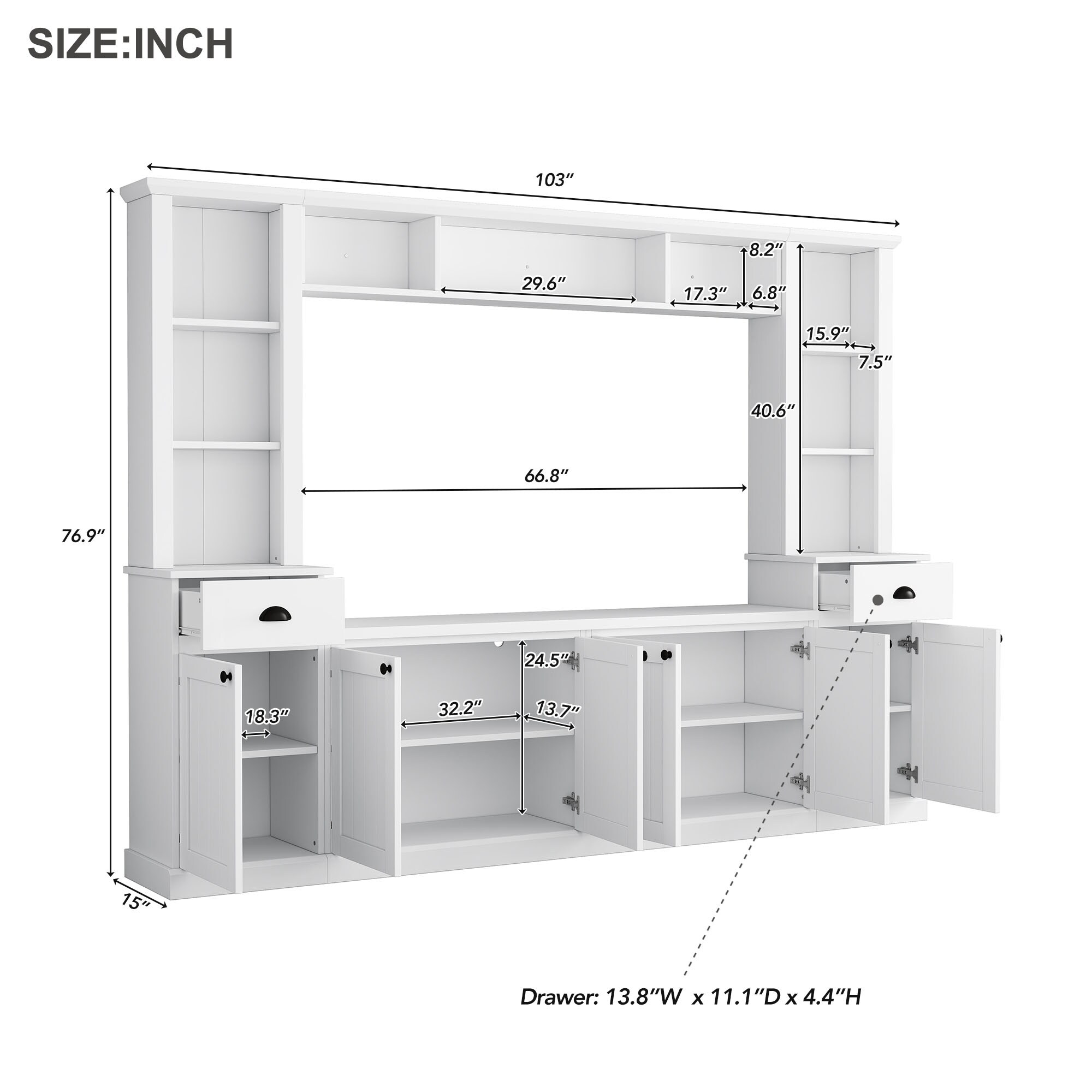 Clihome CL-OT-31AAK Tv-Stands - View #4