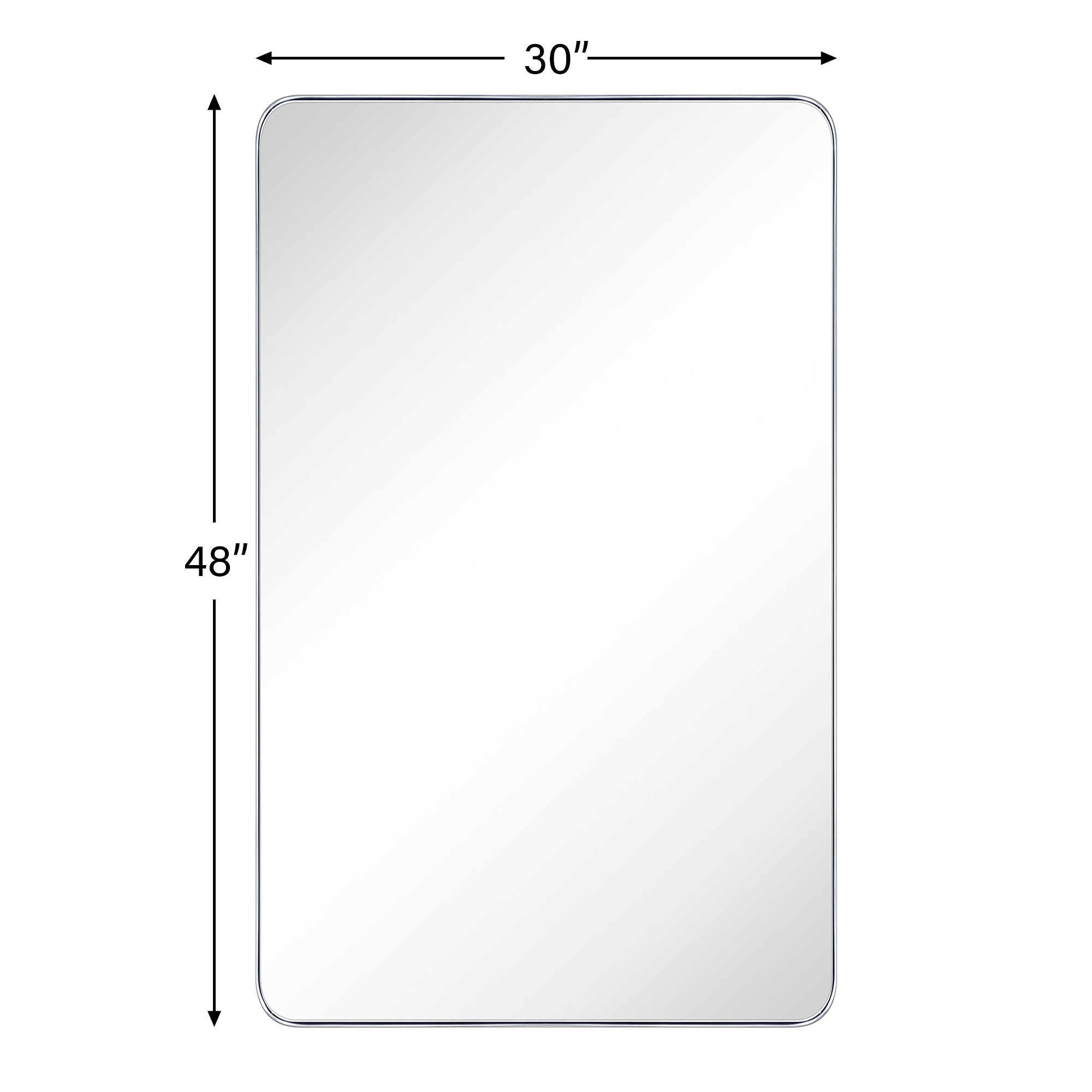 TEHOME GC-00510PN Framed-Bath-Mirrors - View #3