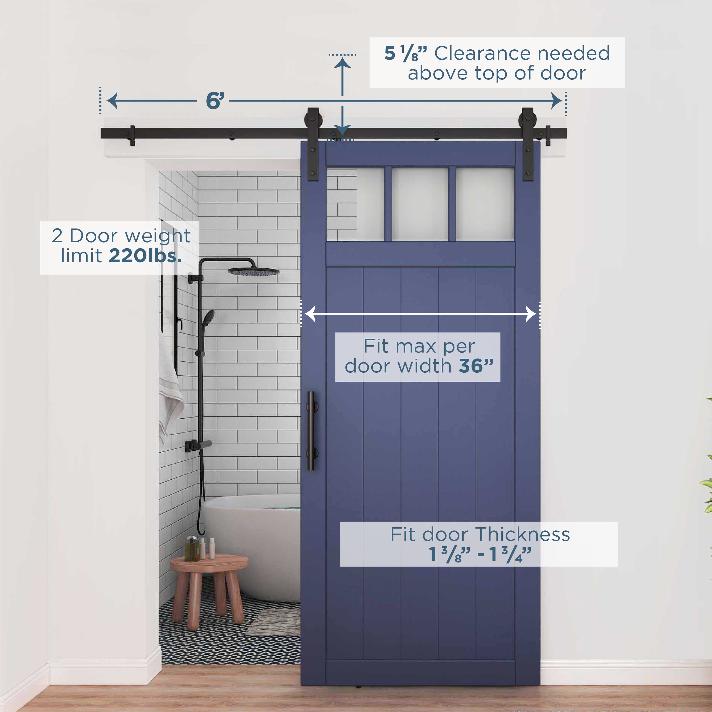 National Hardware N700-003 Barn-Door-Roller-Kits - View #4