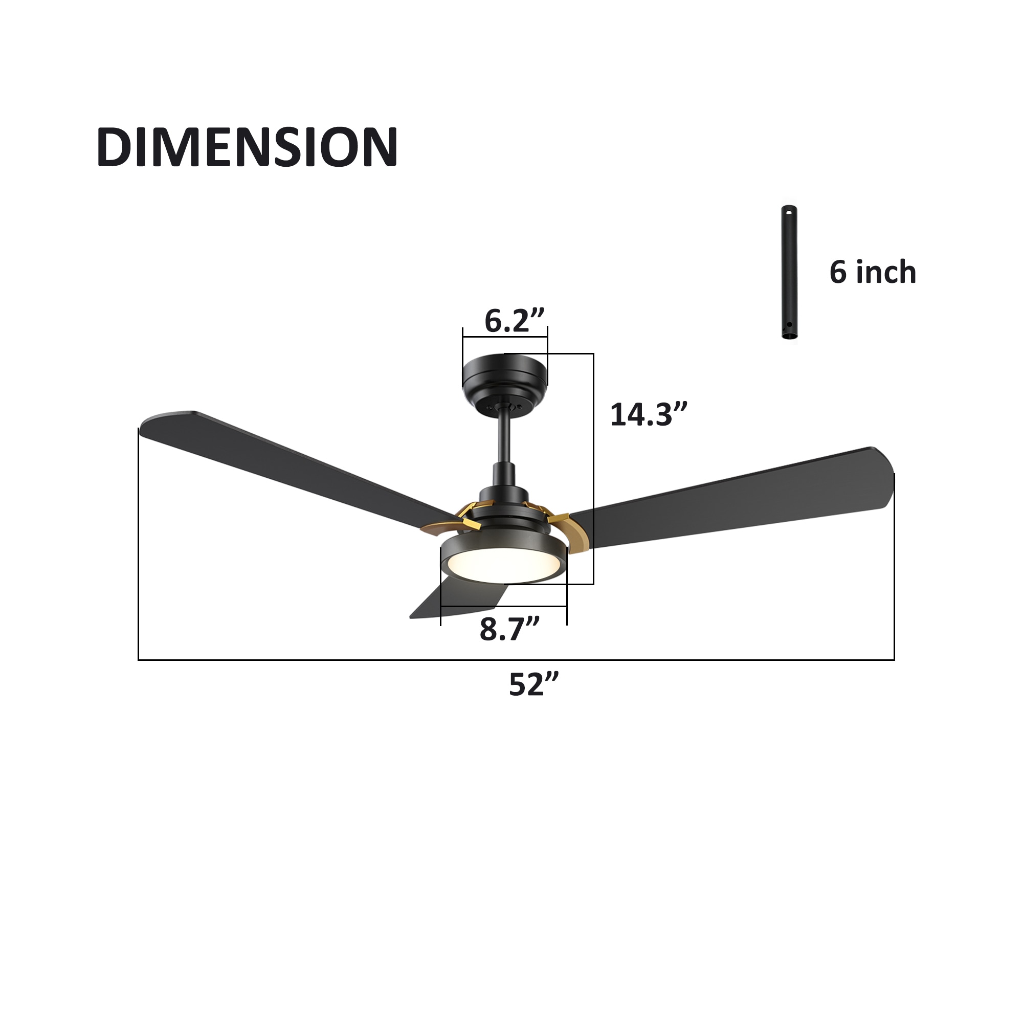 CARRO USA LS523B3-L22-B2-1G Ceiling-Fans - View #6