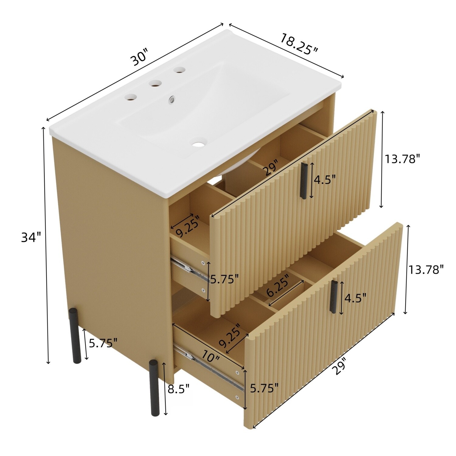 Vanityfus VF-NE-8931N Bath-Vanity-Combo - View #3