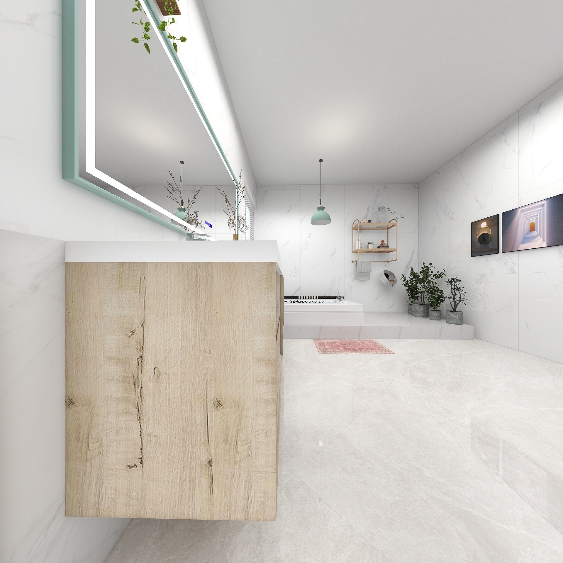 BV Better Vanity SLIM84D-WO Bath-Vanity-Combo - View #4