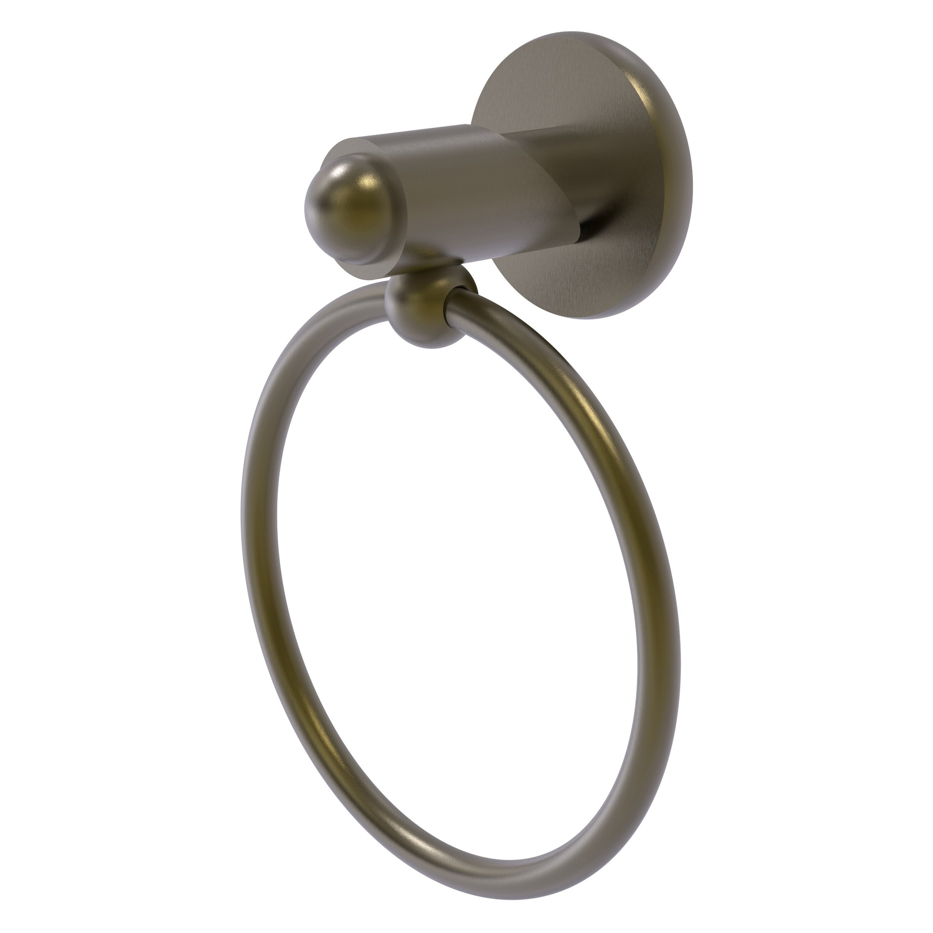Allied Brass SH-16-ABR Soho Antique Brass Wall mount Single Towel Ring