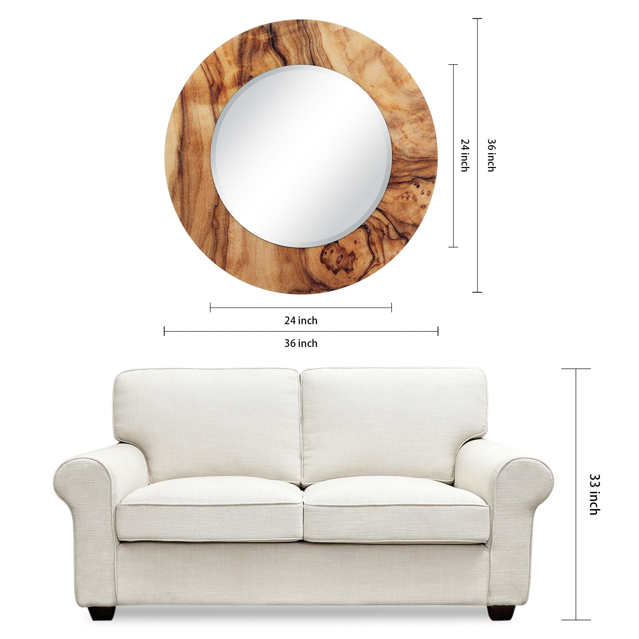 Empire Art Direct TAM-EAD5006-36R Decor-Mirrors - View #8