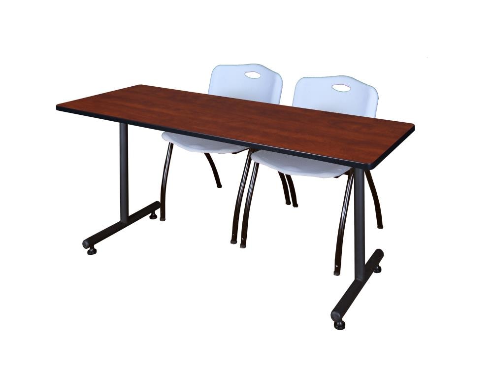 Regency MKTRCT6030CH47GY Training Red 4-Person Training Table (60-in W x 29-in H)