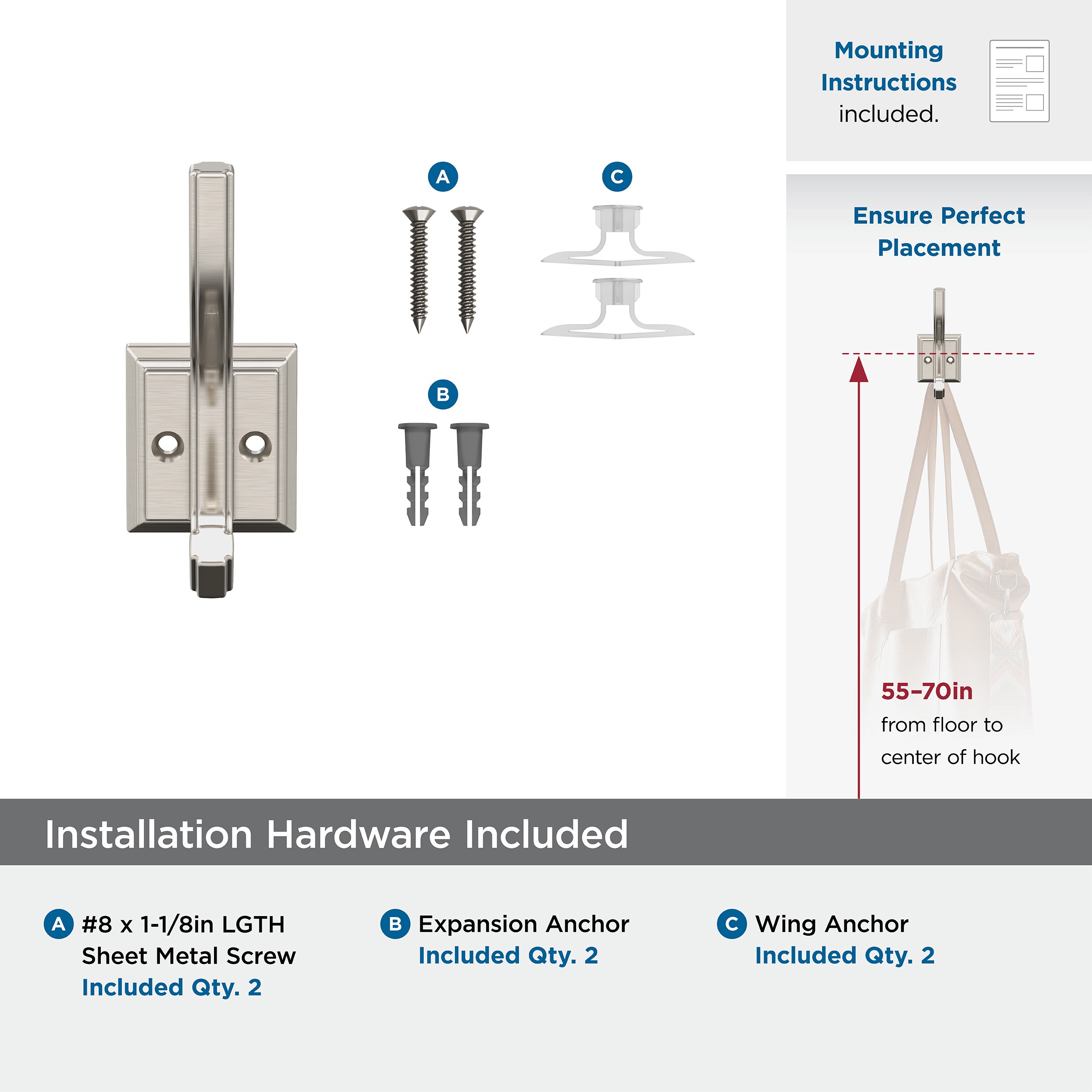 Amerock H37005G10 Decorative-Wall-Hooks - View #8