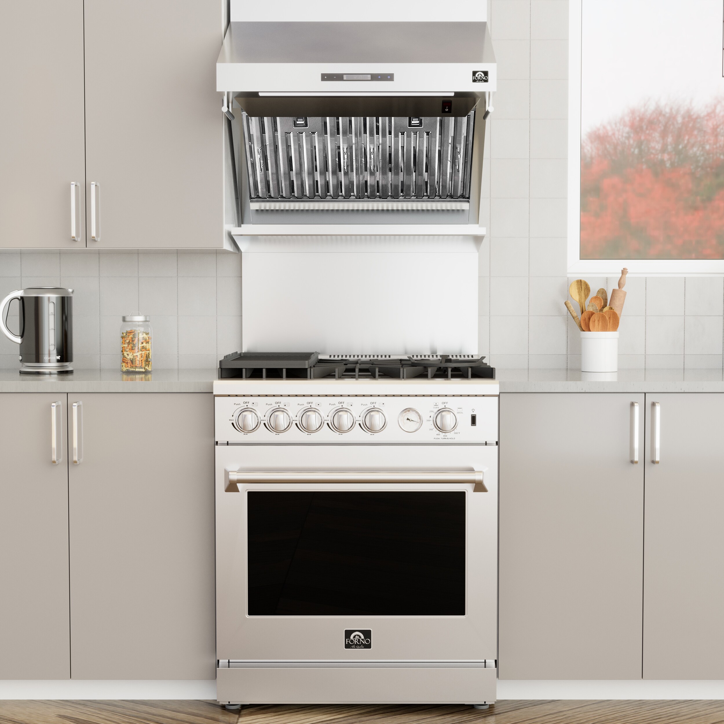 FORNO FRHWM5029-30 Wall-Mounted-Range-Hoods - View #6