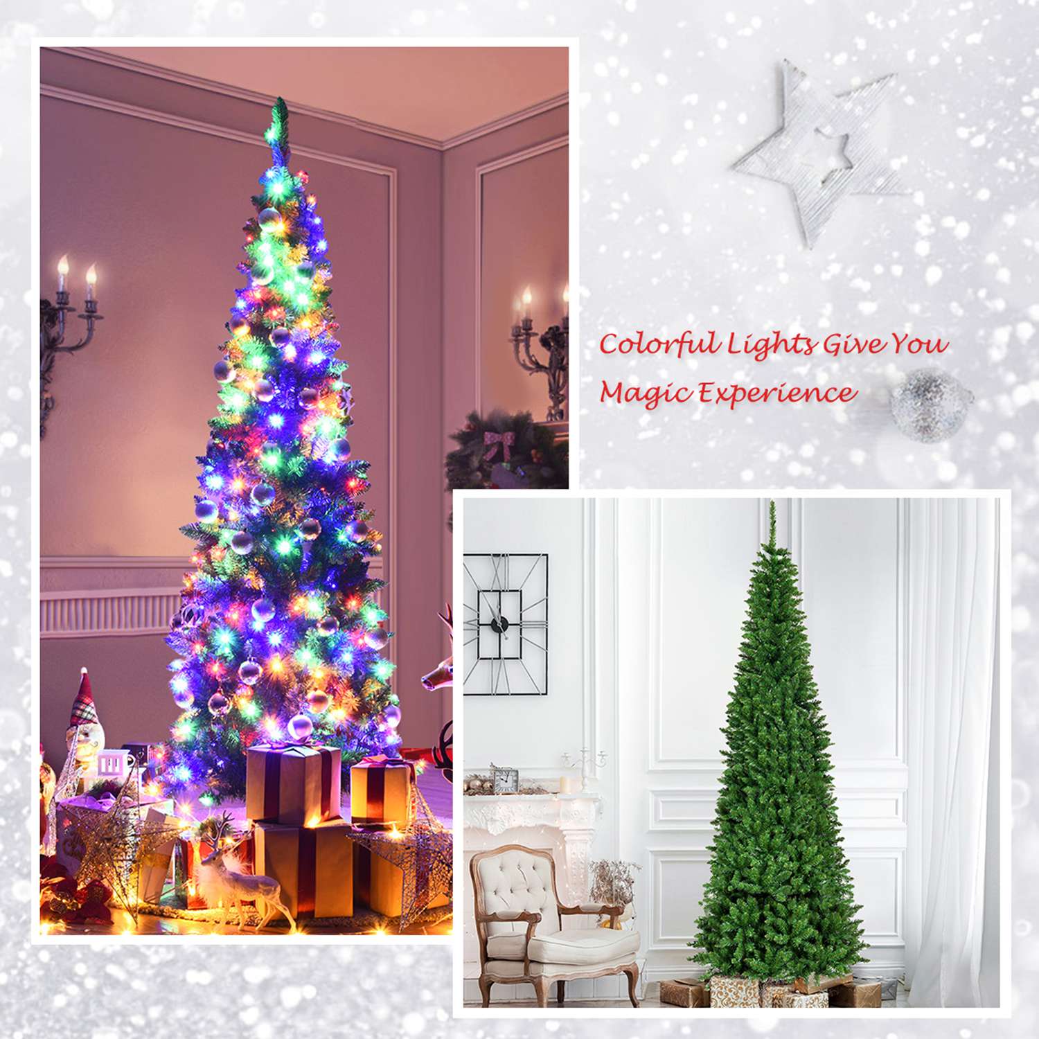 Costway CSHY000211 Artificial-Christmas-Trees - View #10