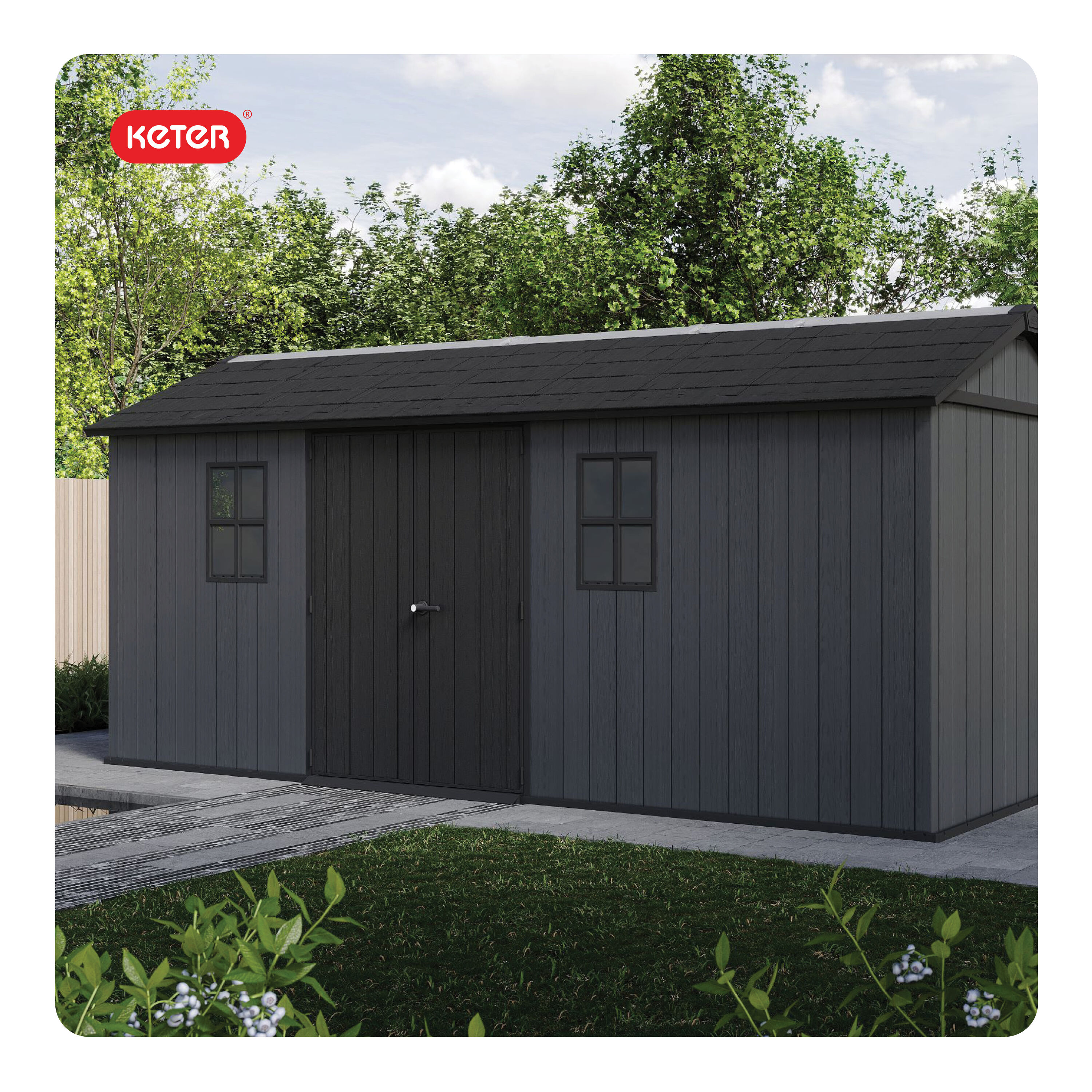 Keter 260212 Vinyl-Resin-Storage-Buildings - View #3