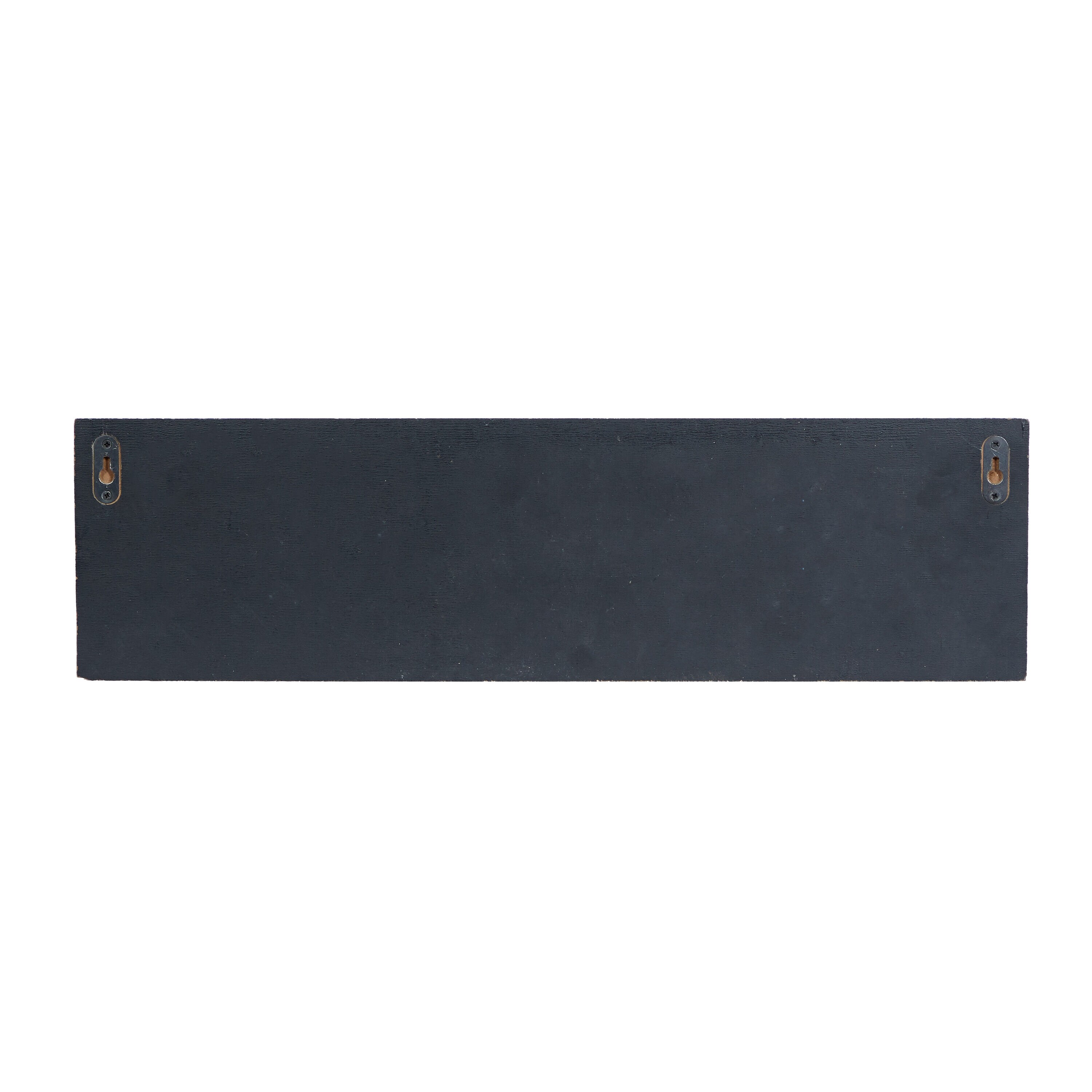 24" White Wood Wall Hook with Multicolor Metal Hangers