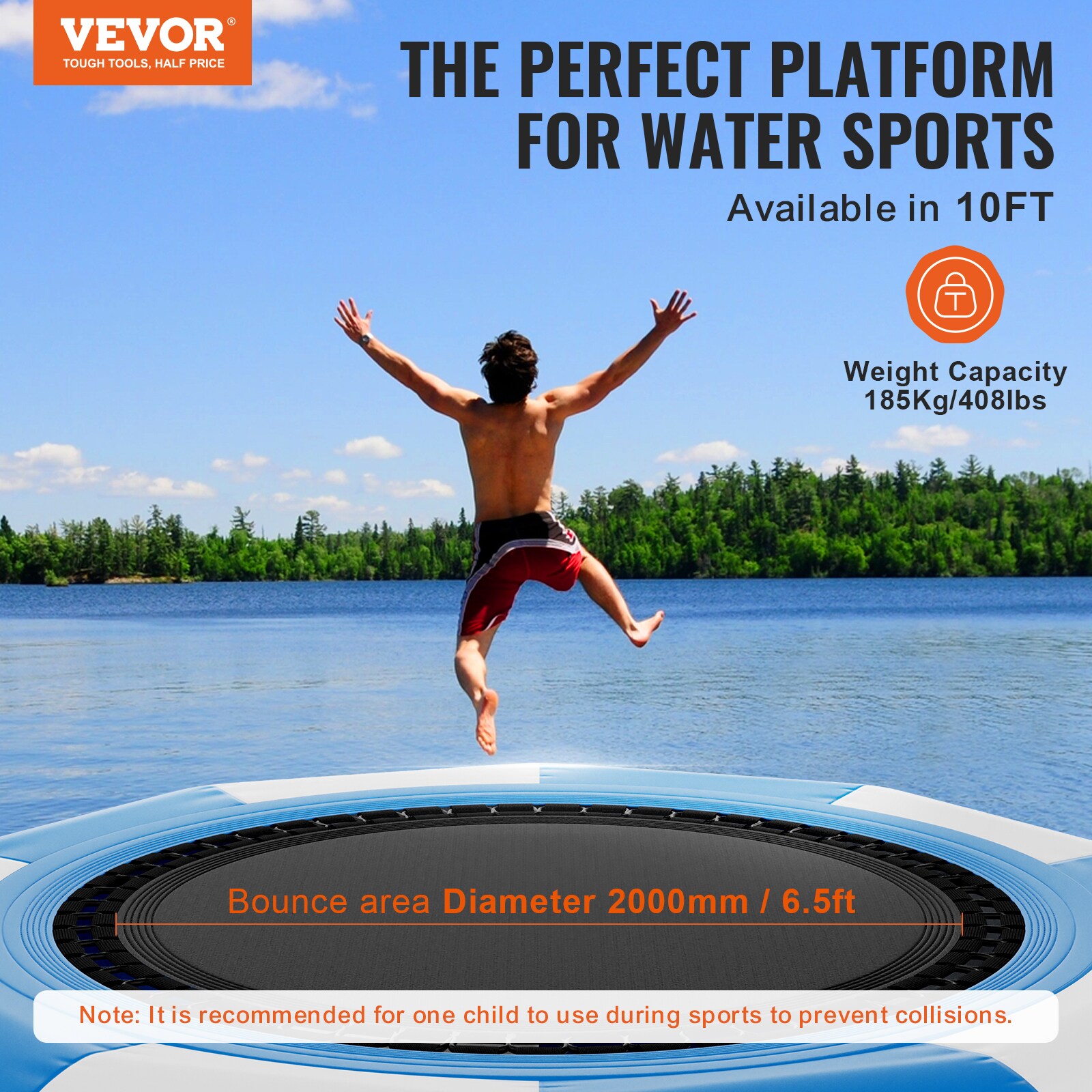VEVOR BTKSSBCLBS104H6TMV1 trampolines - View #5