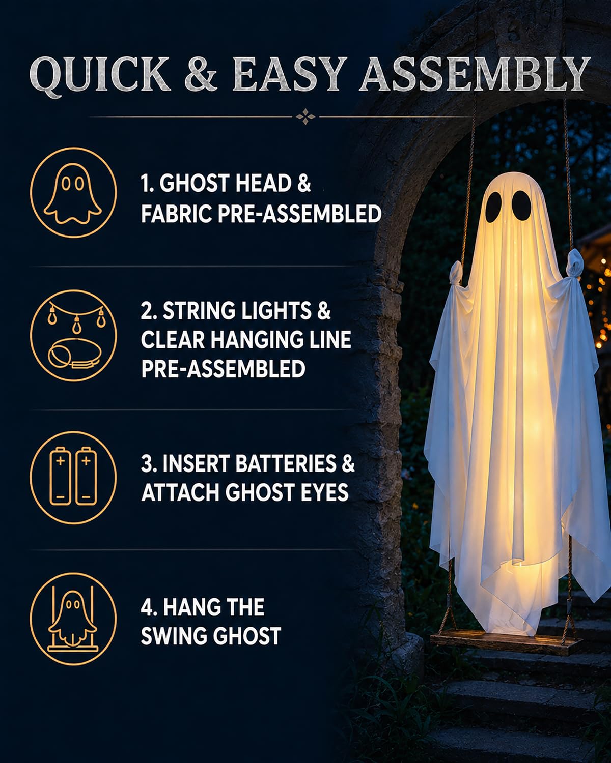 ZHLKING 885287709644 Table-Halloween-Decor - View #3