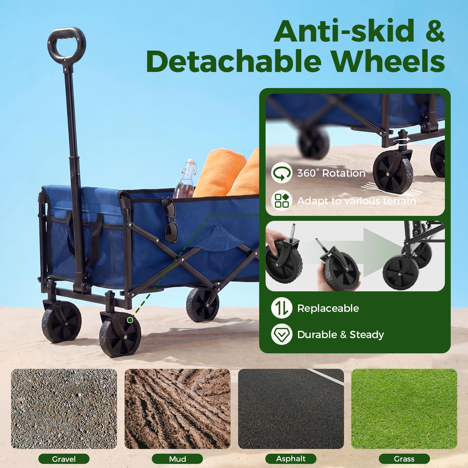 Haysky LSRY-22CZ-5BU Yard-Carts - View #4