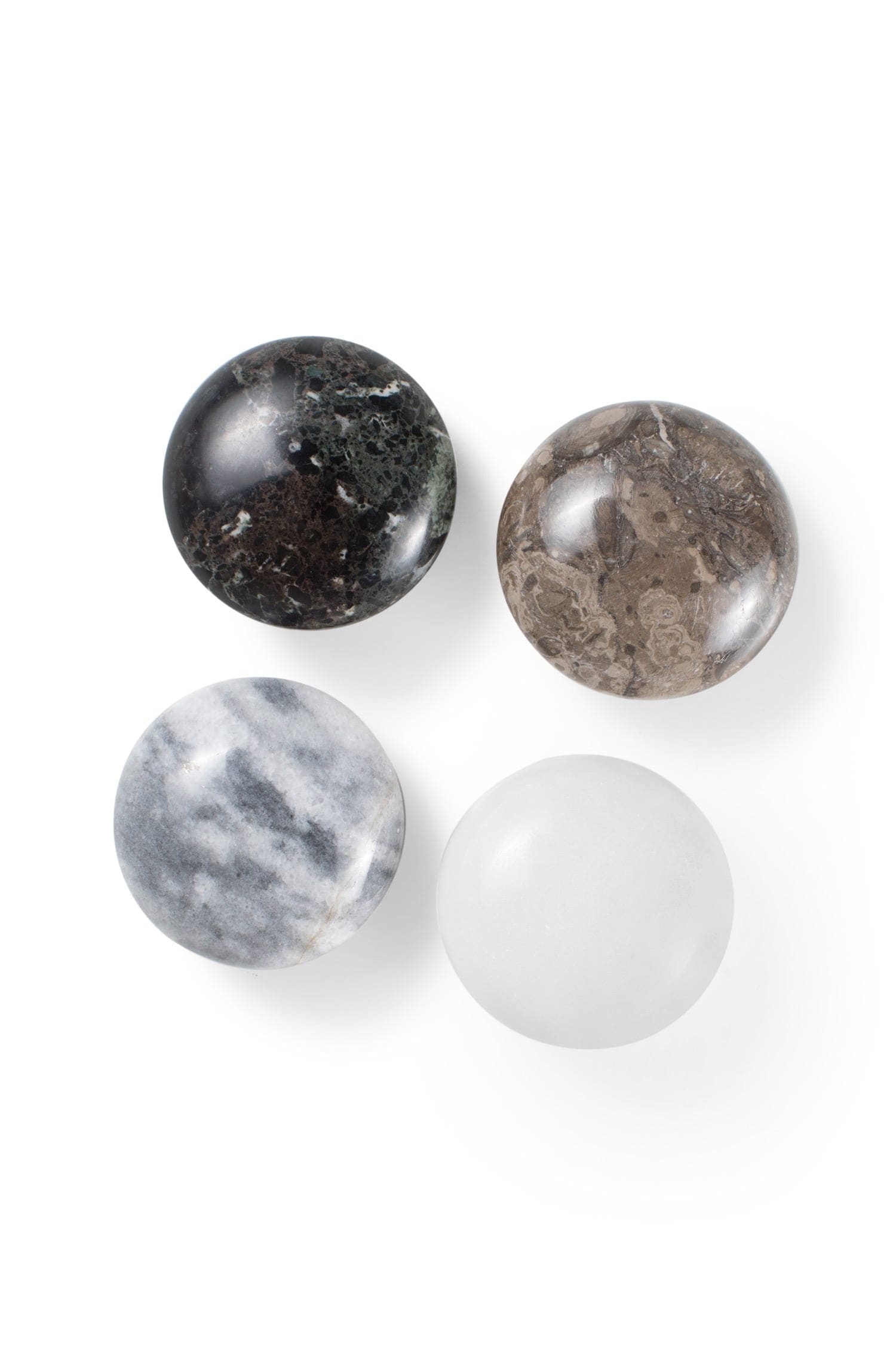 Ten Thousand Villages  Stone Drink Chillers - Set of 4 Polished Marble Cubes