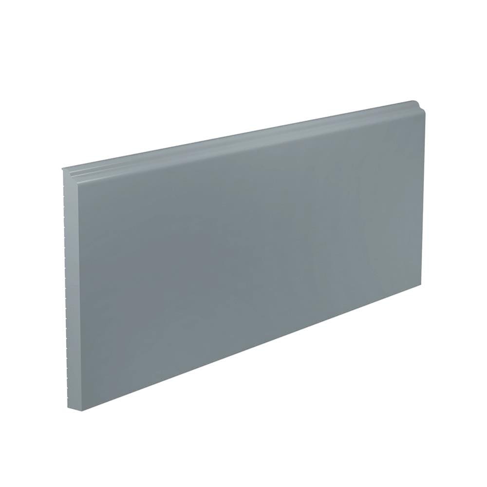 Flexco Medium Gray 0.375-in T x 4.5-in W x 96-in L Vinyl Cove Base
