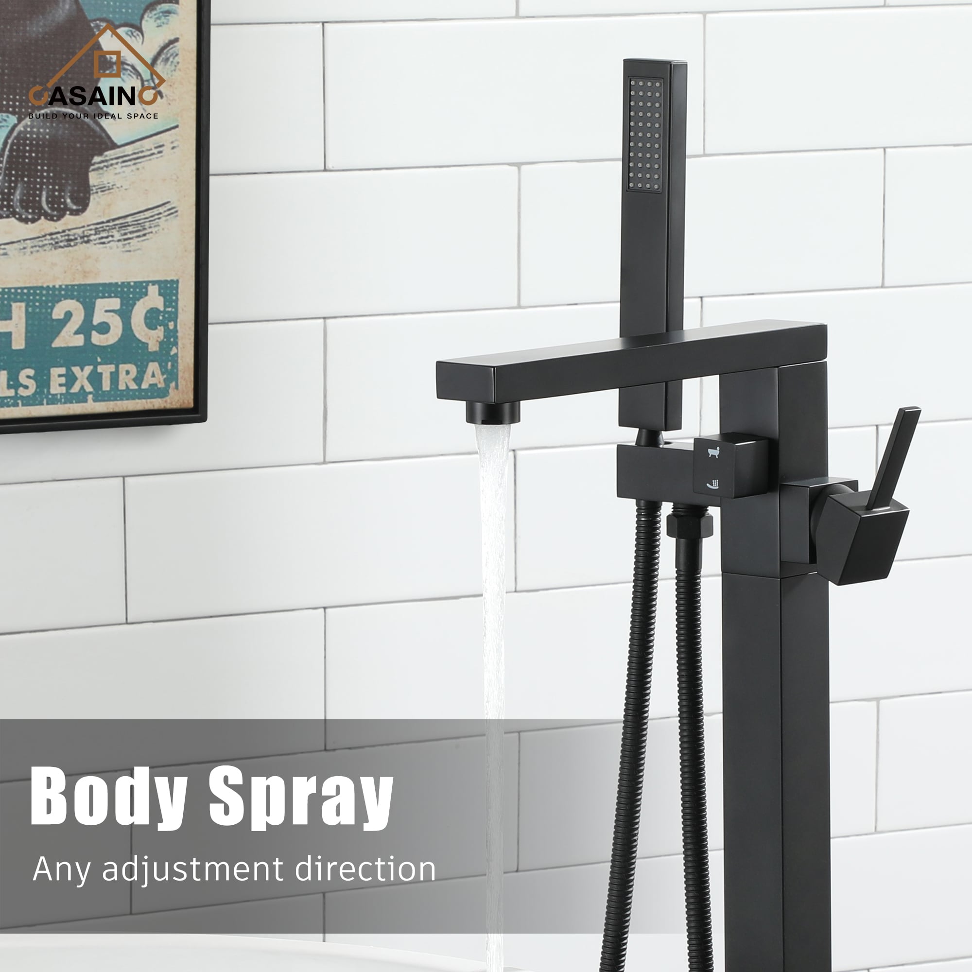 CASAINC RBLD0720 Roman-Tub-Faucets - View #2