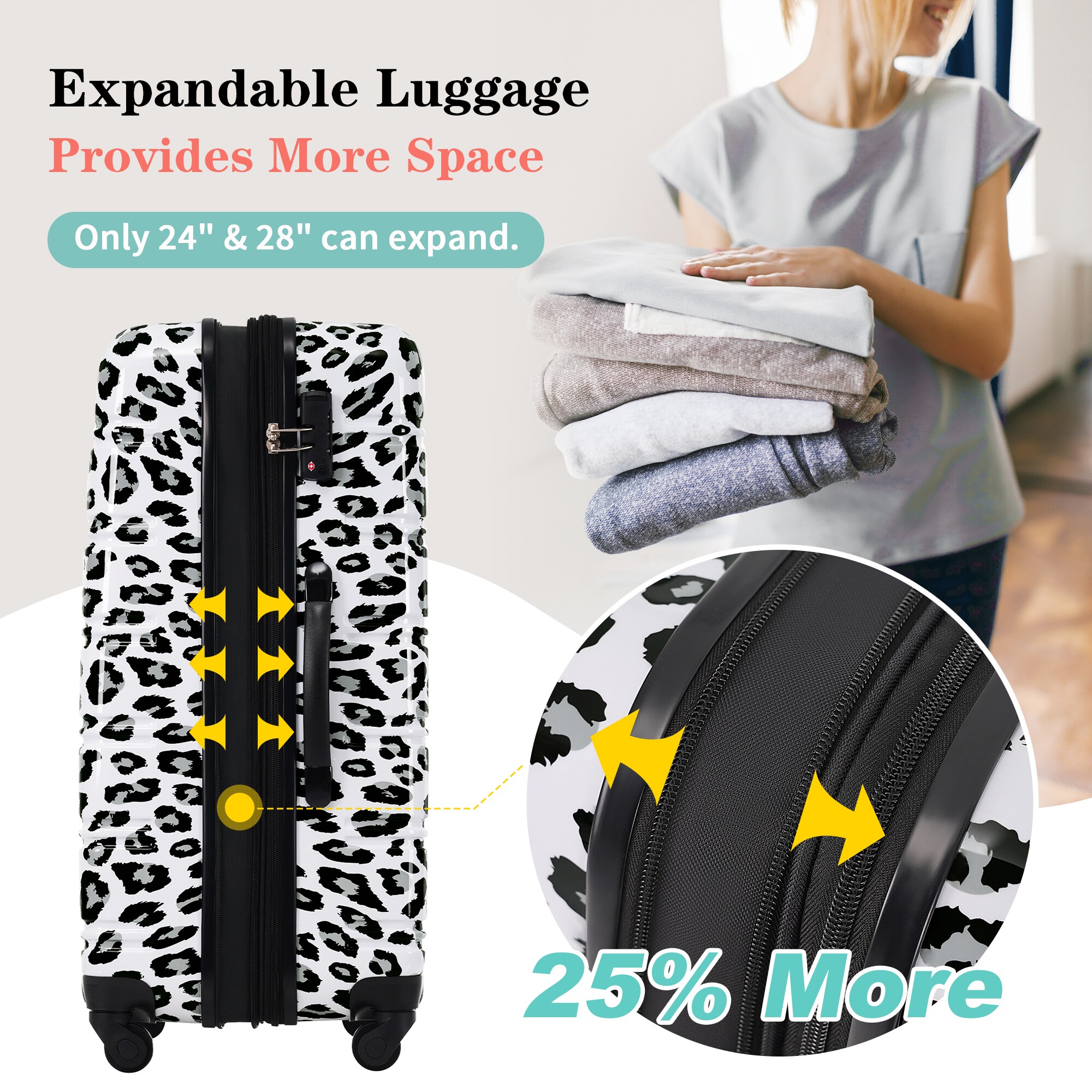 ModernLuxe L3P-N732P218227B Luggage-And-Luggage-Sets - View #5