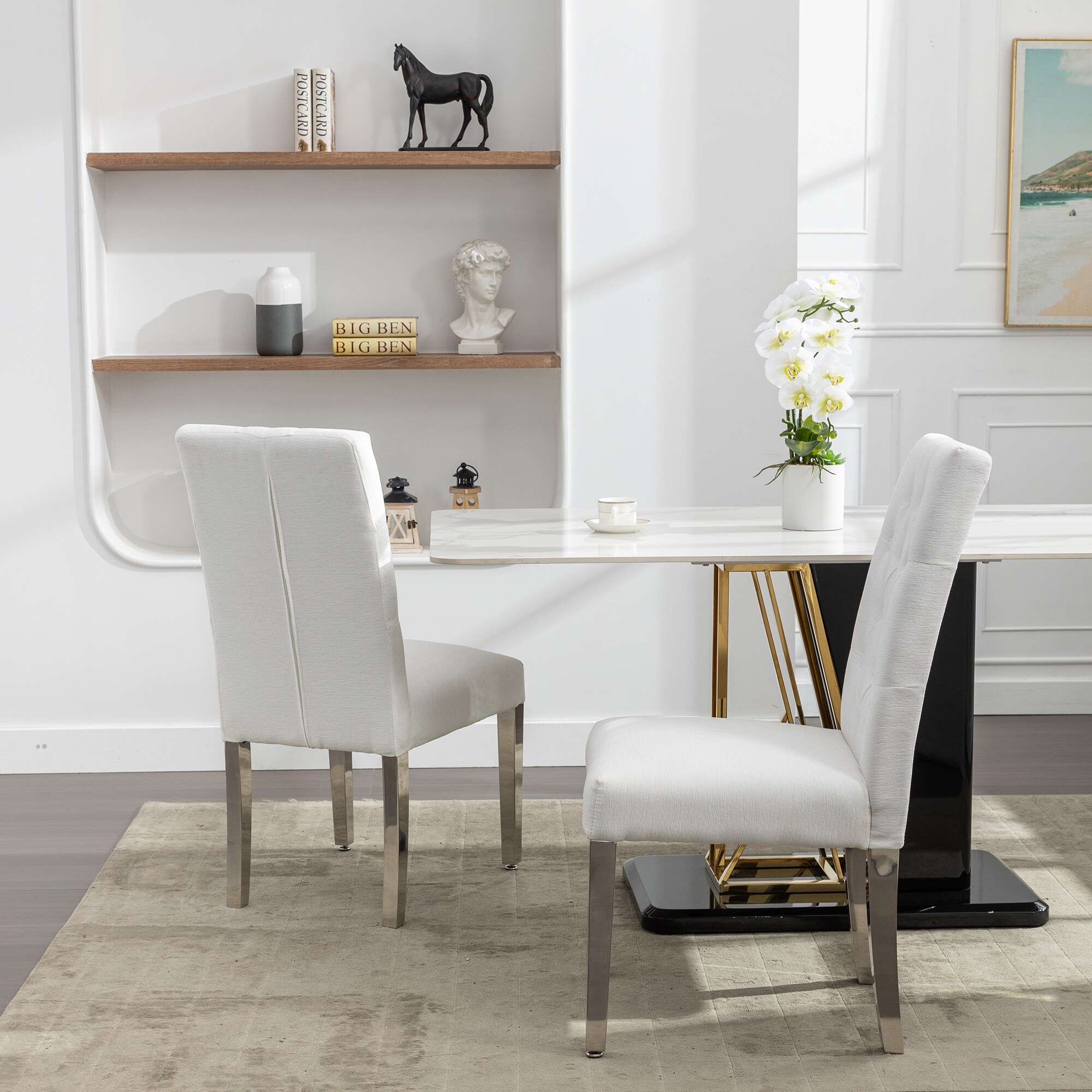 SINOFURN SYA290020WT Dining-Chairs - View #5