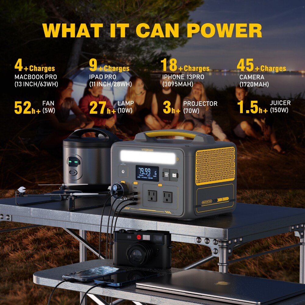 VTOMAN JUMP 600X Solar-Generators - View #5