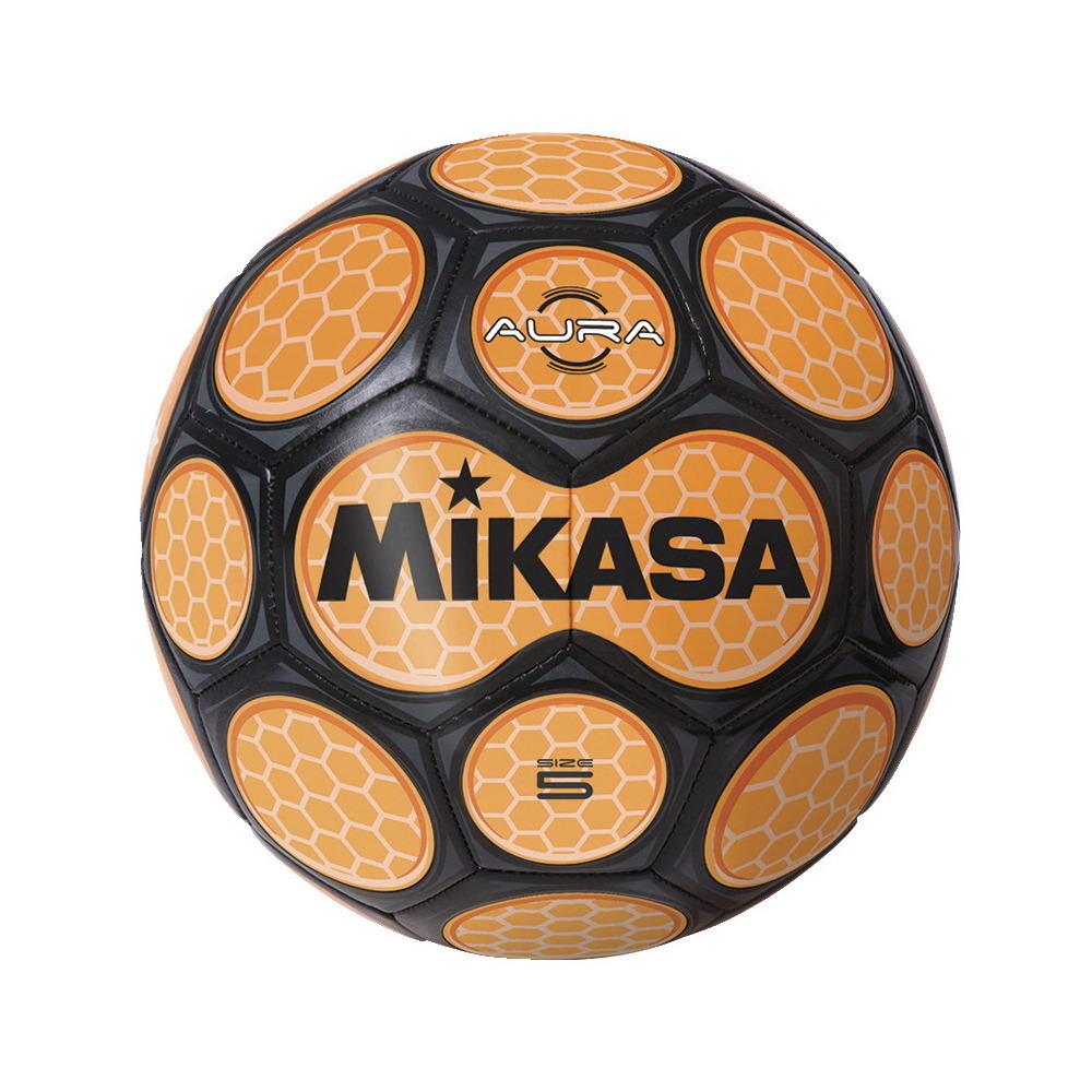 SSPC98163 Mikasa Sports 1569083 Size 5 Aura Model Soccer Ball, Black and Neon Orange