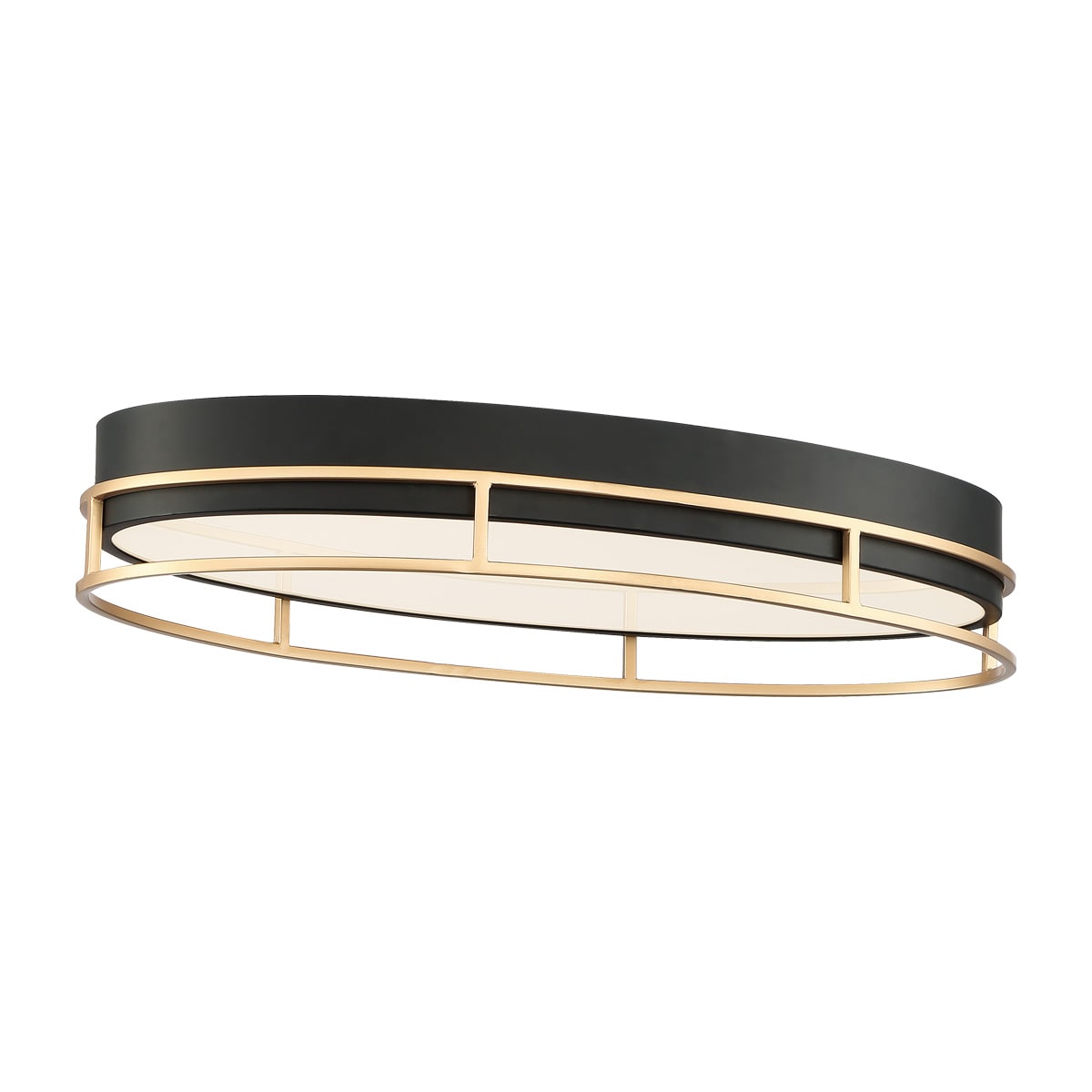 Eurofase 39409-010 Grafice 1-Light 4-in Gold LED Flush Mount Light