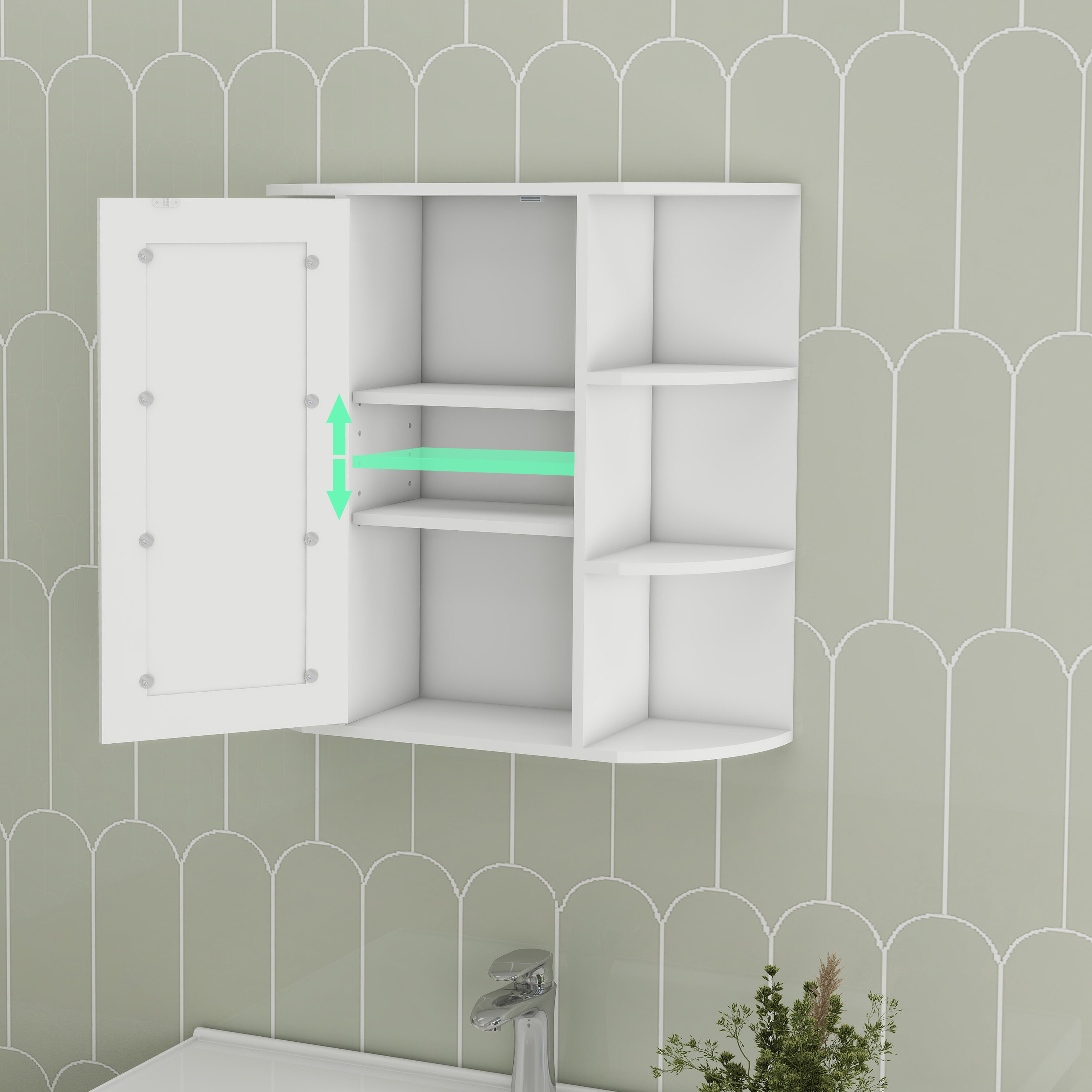 ZAKLOOP XU84090997 Bathroom-Wall-Cabinets - View #6