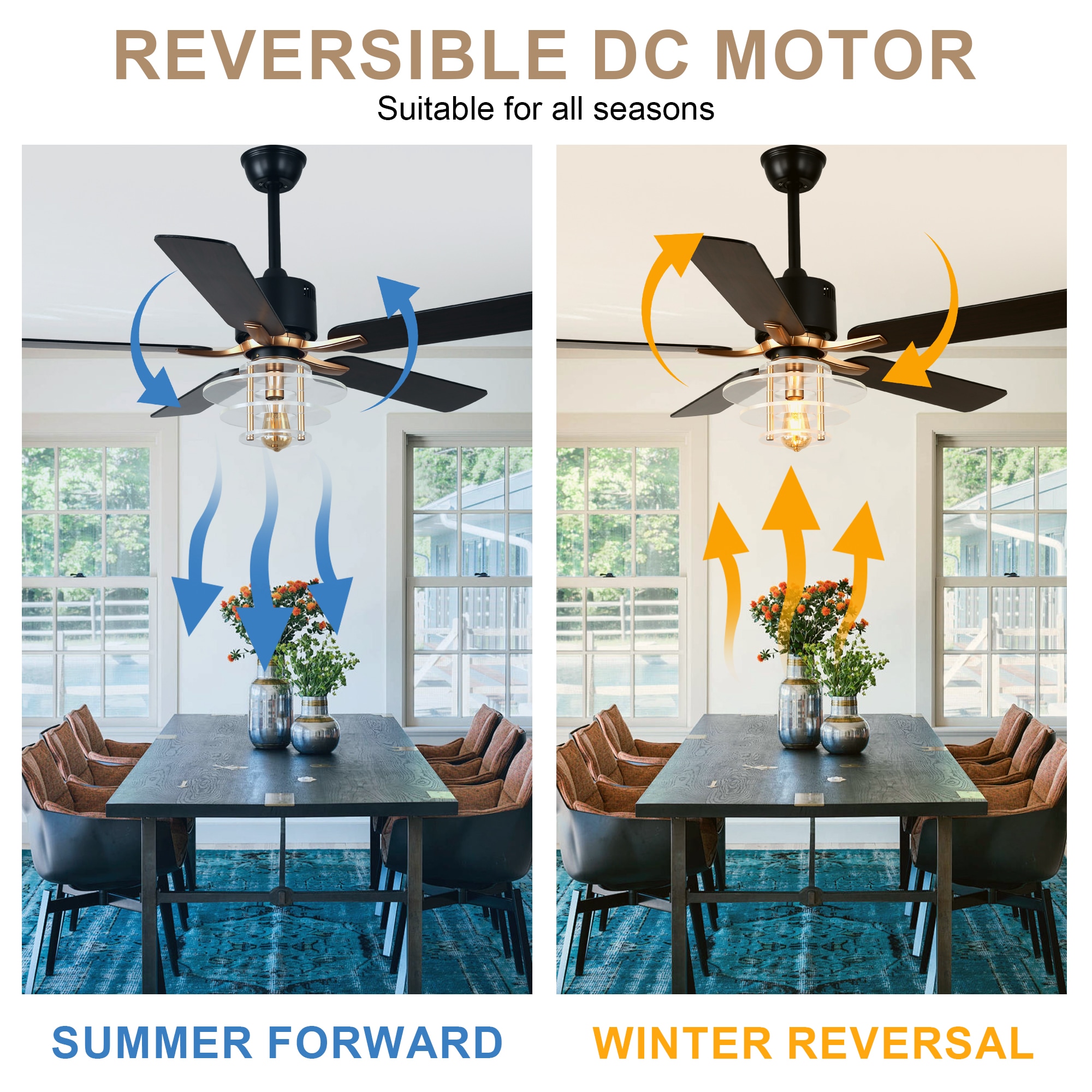 Bella Depot DCFSD5222-BR Ceiling-Fans - View #7