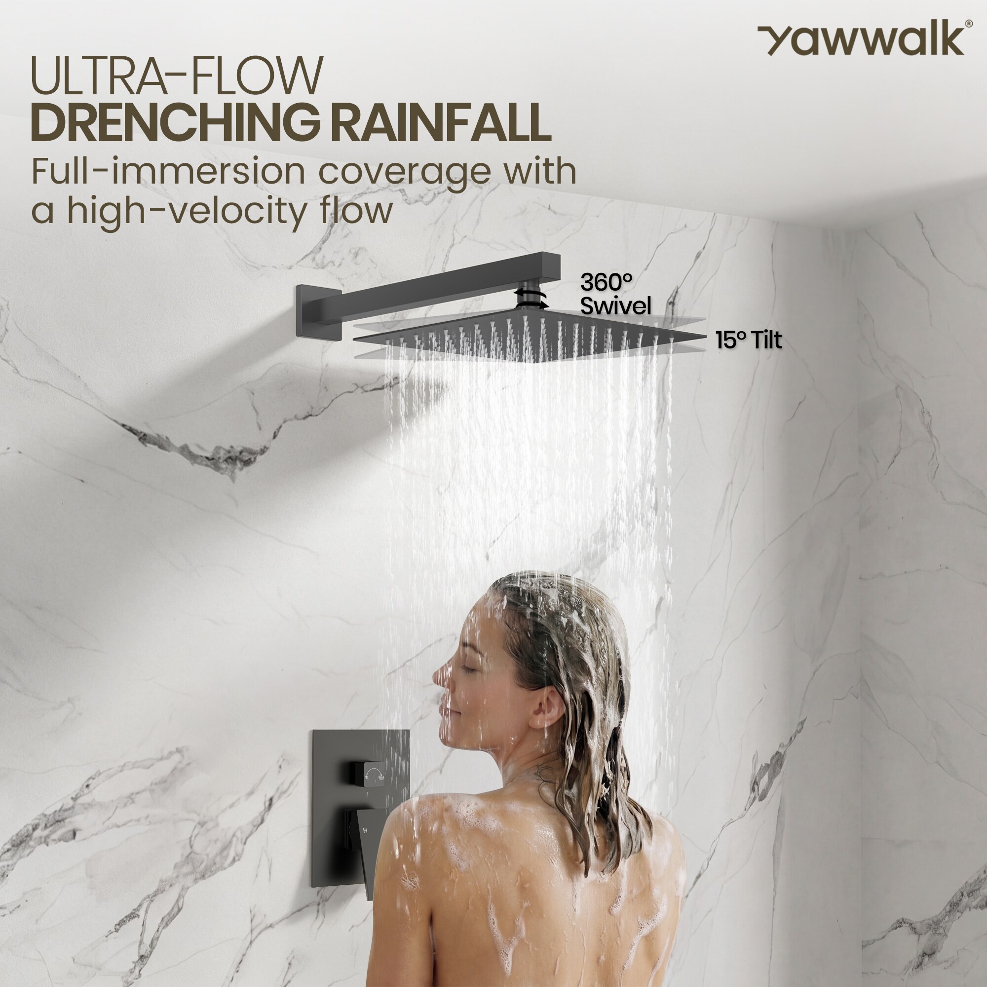 YAWWALK Y11W53-MB Tub-Shower-Faucets - View #5