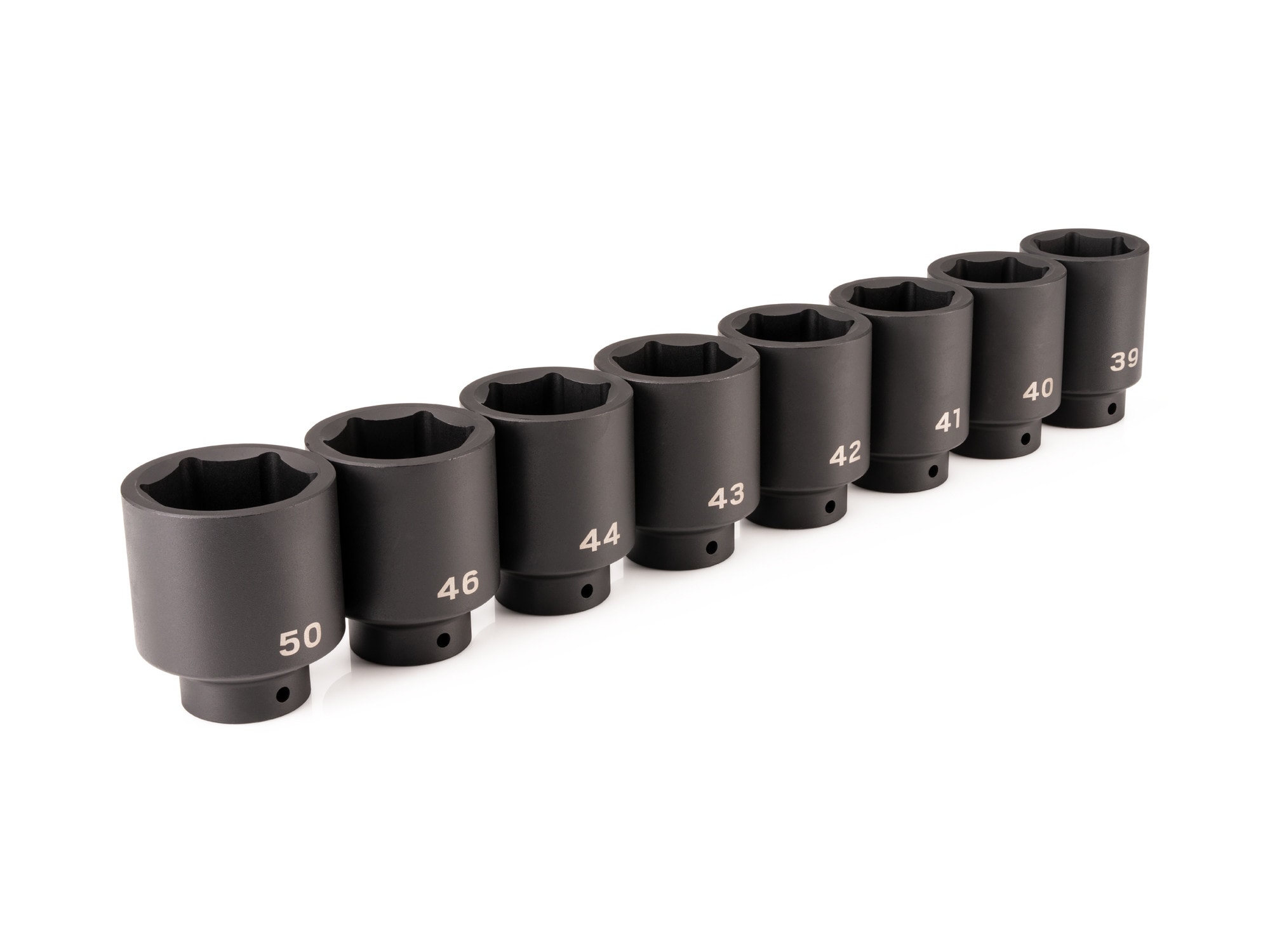 TEKTON Deep 8 -Piece Metric 1/2-in Drive Set 6-point Impact Socket Set