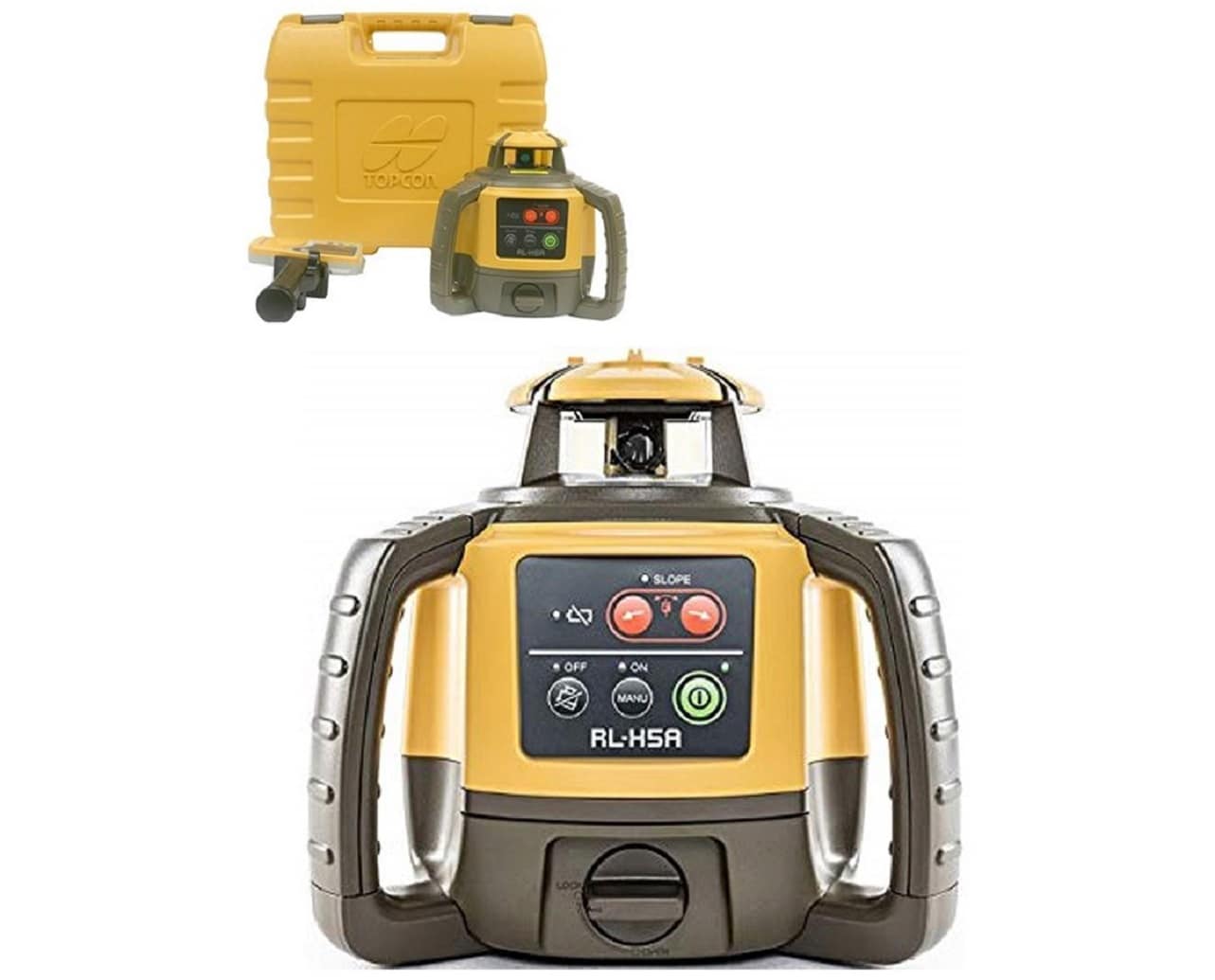 TRANSIT,RL-H4C,INCH NEW TOPCON RL-H5B SELF-LEVELING ROTARY LASER LEVEL PACKAGE 