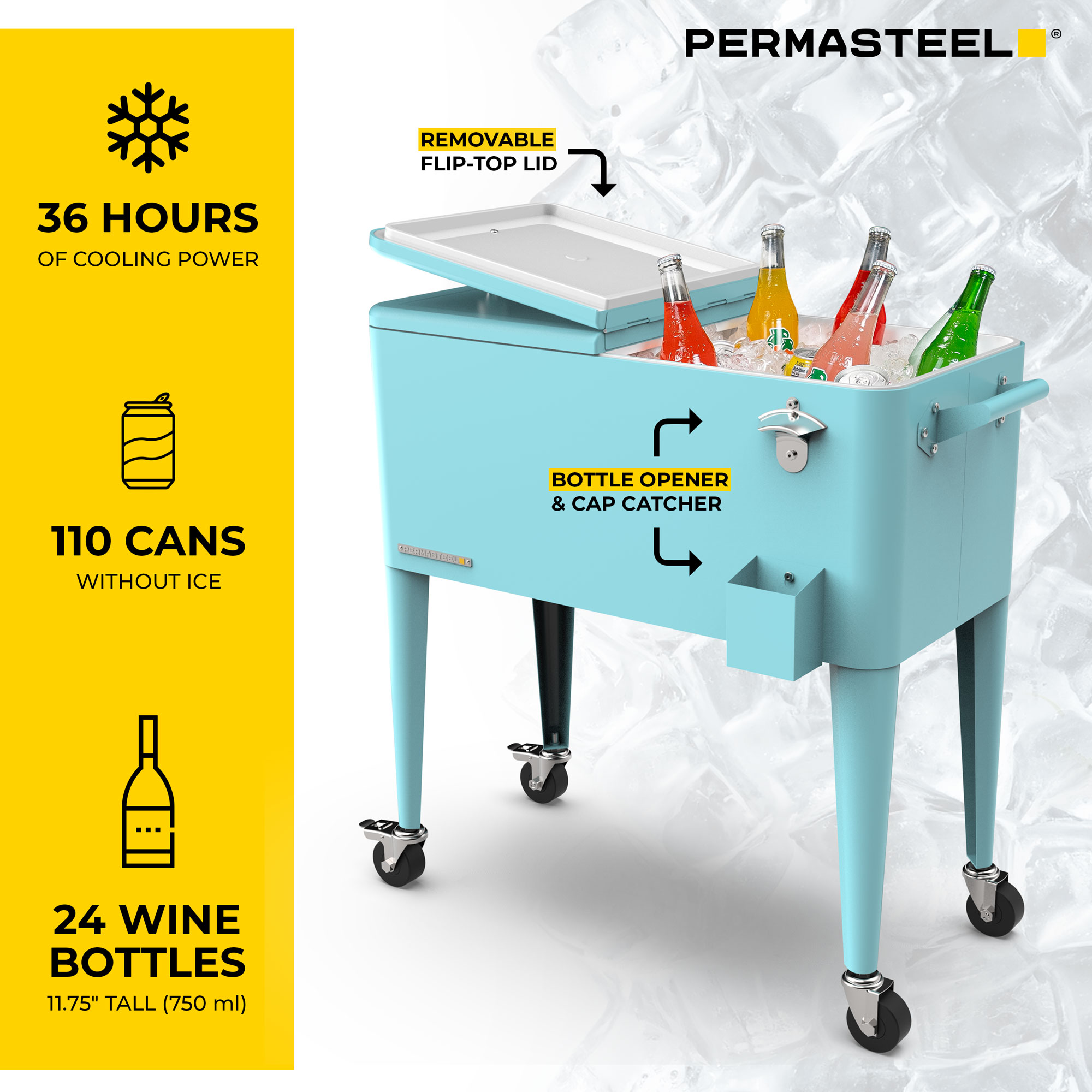 Permasteel PS-203 TQ Beverage-Coolers - View #3