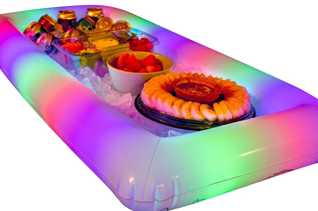PoolCandy PC2014CLB 46-Inches x 22-Inches Multicolor Pool refreshment tray
