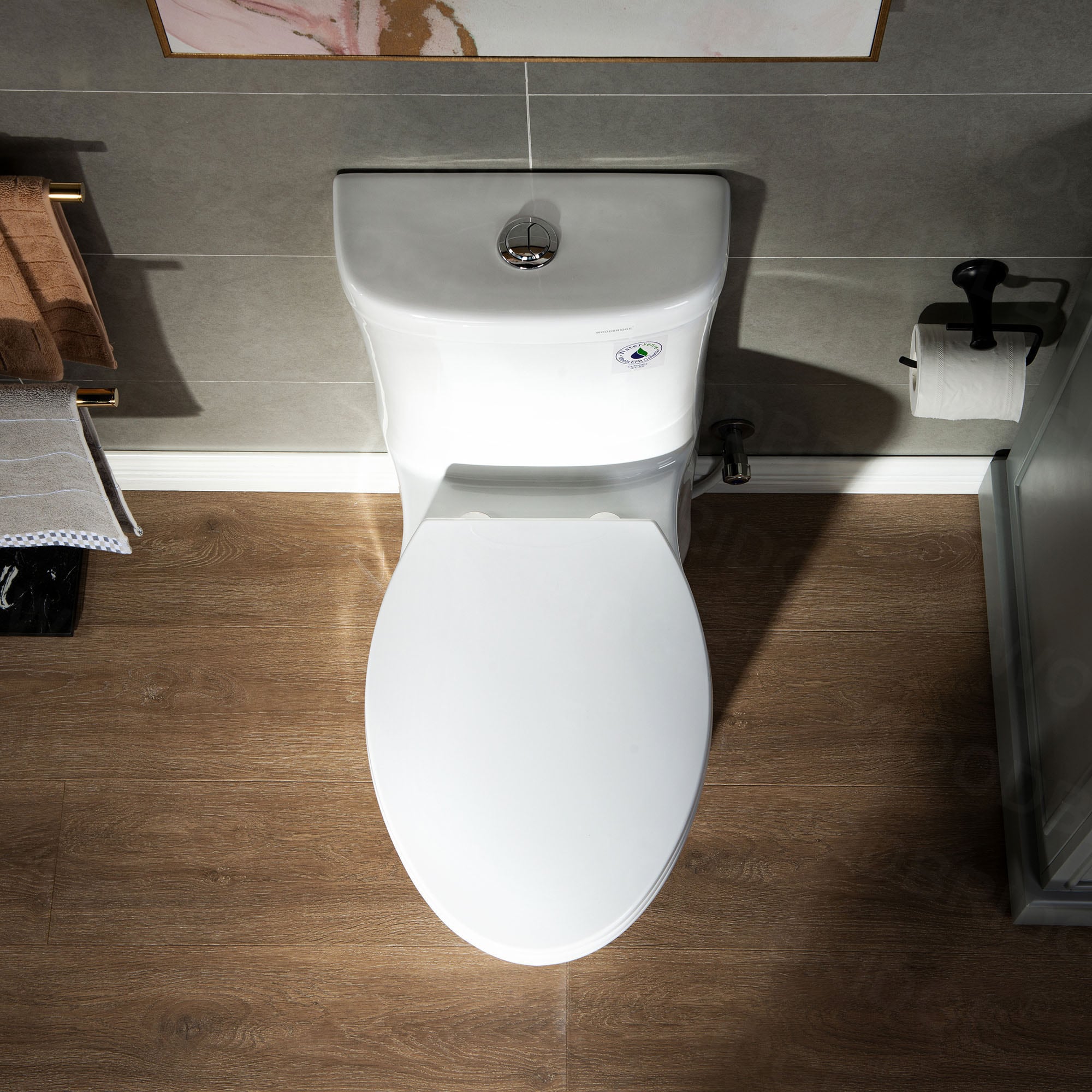 ᐅ【WOODBRIDGE B0930S Smart Bidet Toilet with 1.28 GPF Dua Flush