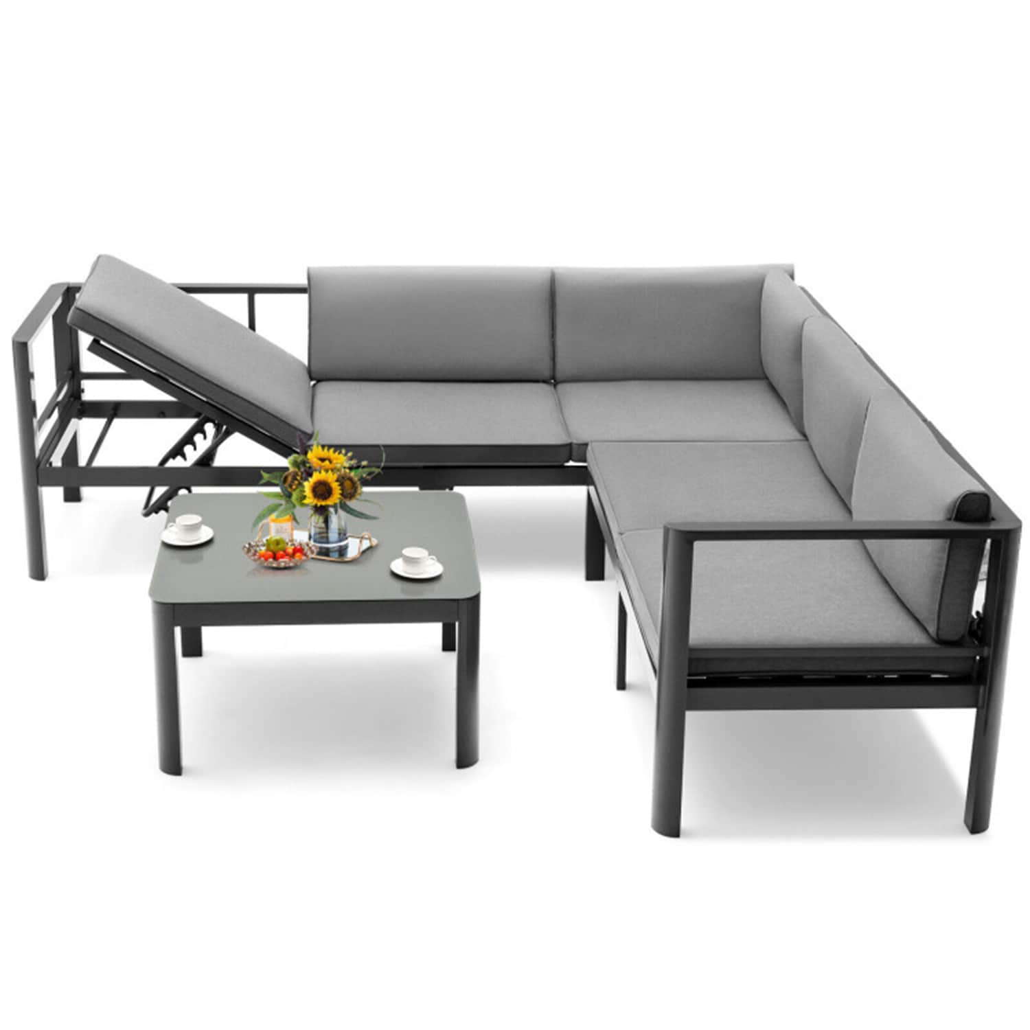 Mondawe MO-NP10603GR Patio-Conversation-Sets - View #3