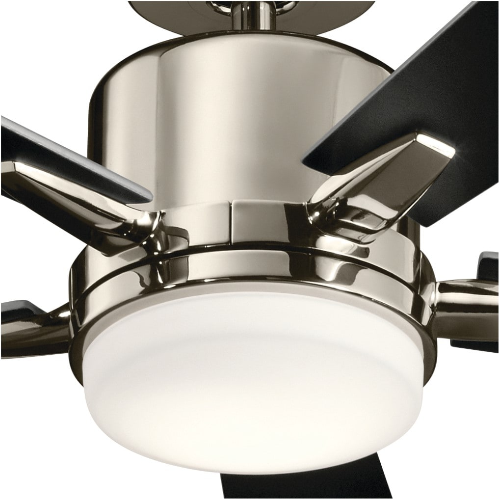 Kichler Lucian Elite 52-in Polished Nickel Integrated LED Indoor